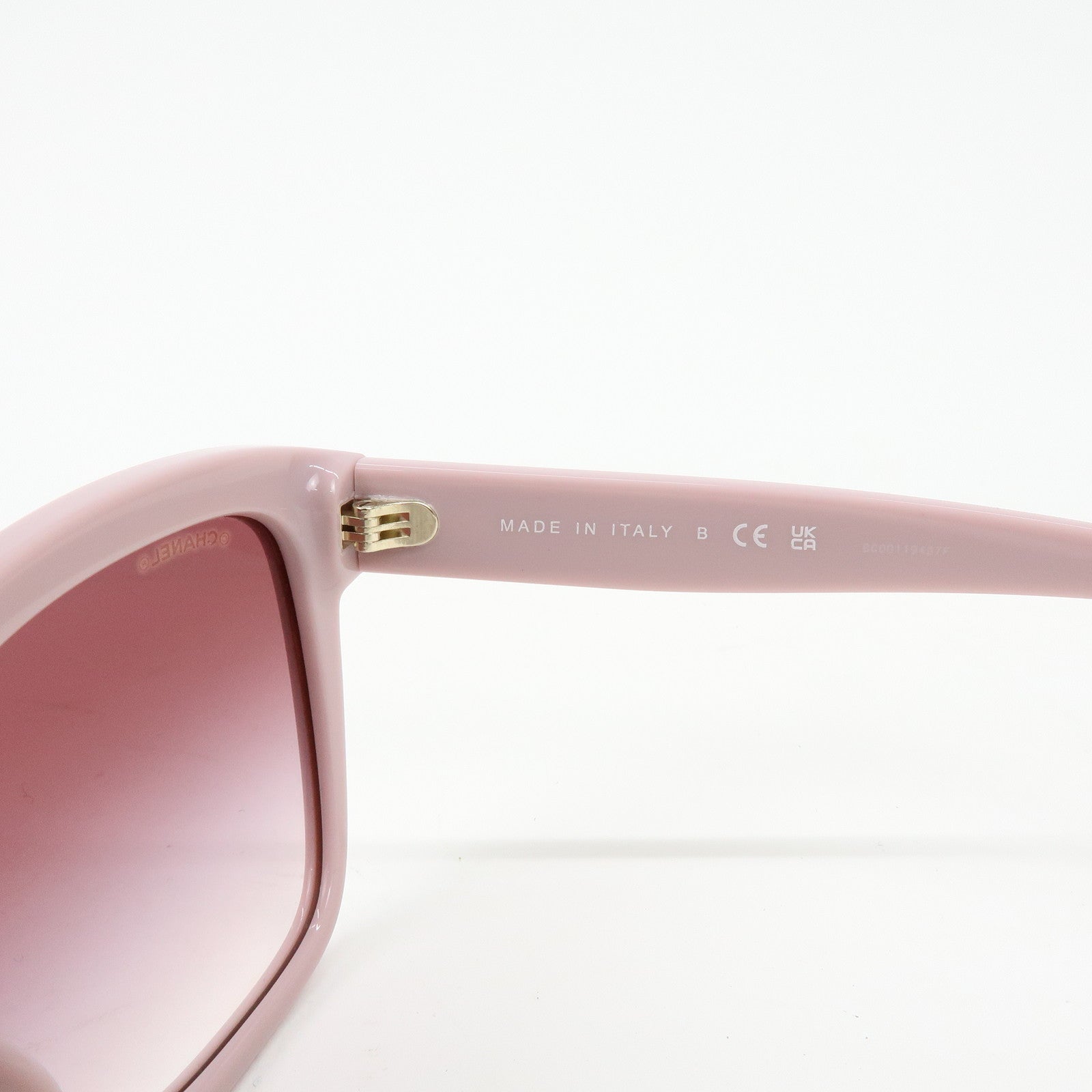 CHANEL COCO Mark Plastic Sunglasses Pink c.1721/8H 140 2N 5487 A
