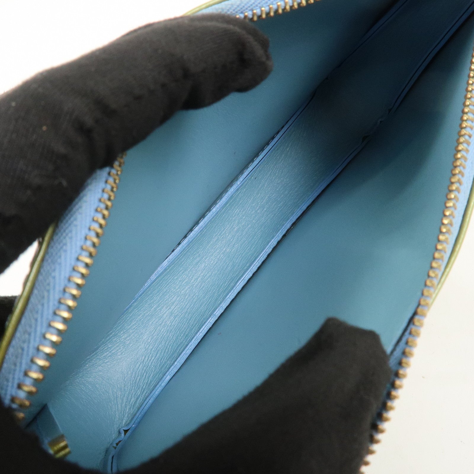 Louis Vuitton Monogram Vernis Lexington Hand Bag Baby Blue M91011