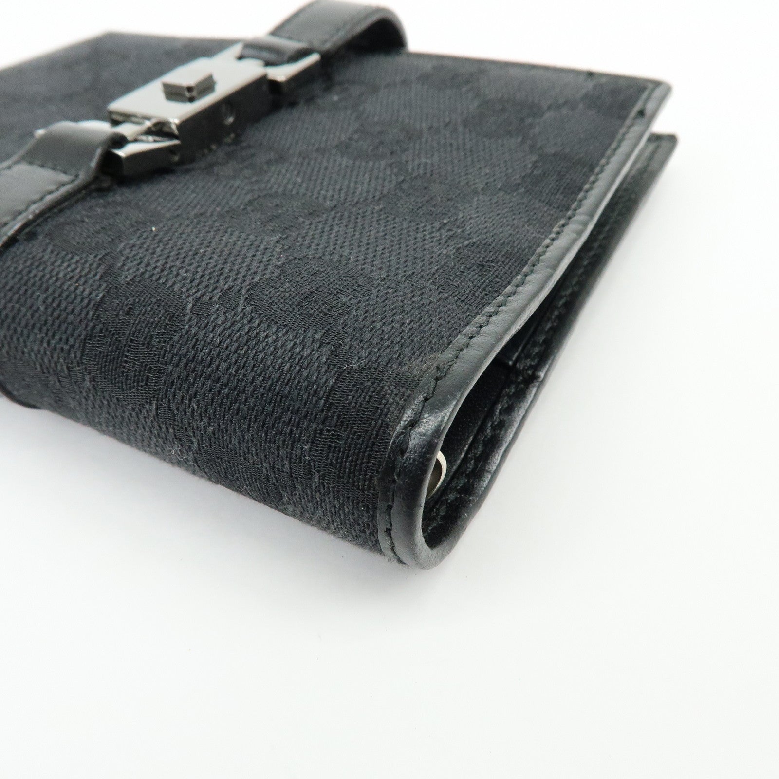 GUCCI Jackie GG Canvas Leather Agenda Planner Cover 29966.1147