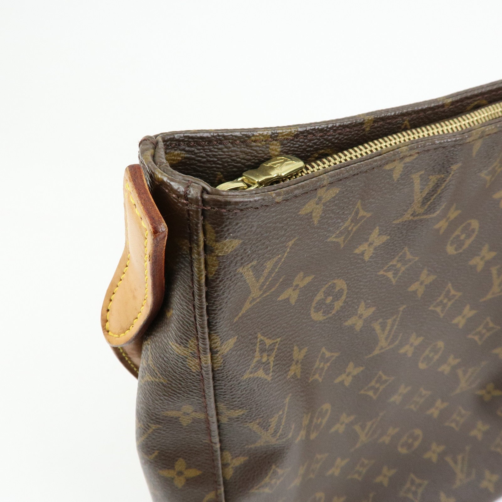 Louis Vuitton Monogram Looping GM Shoulder Bag Brown M51145