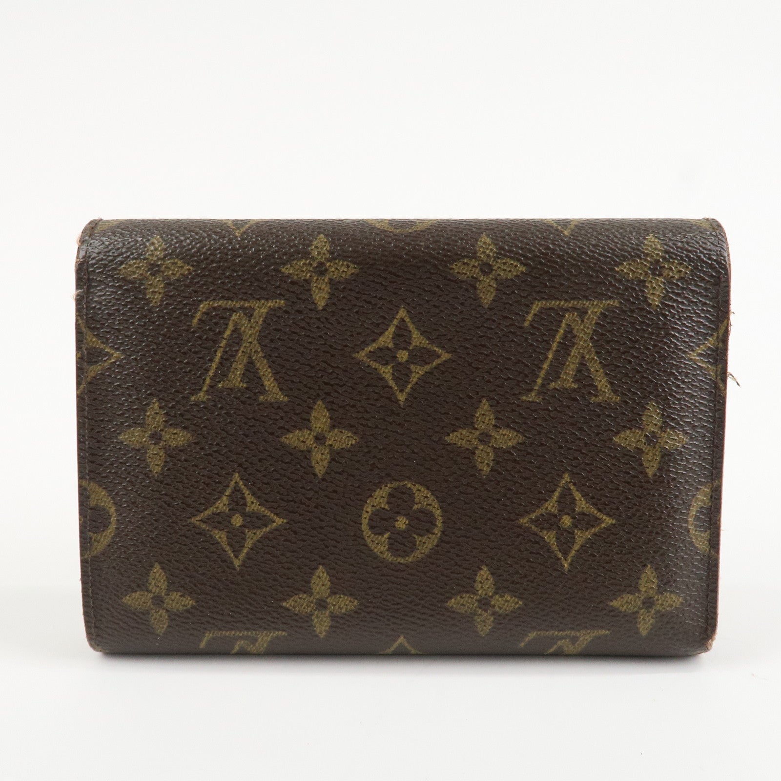 Louis Vuitton Monogram Porte Tresor Etui Papiers Wallet M61202 Used