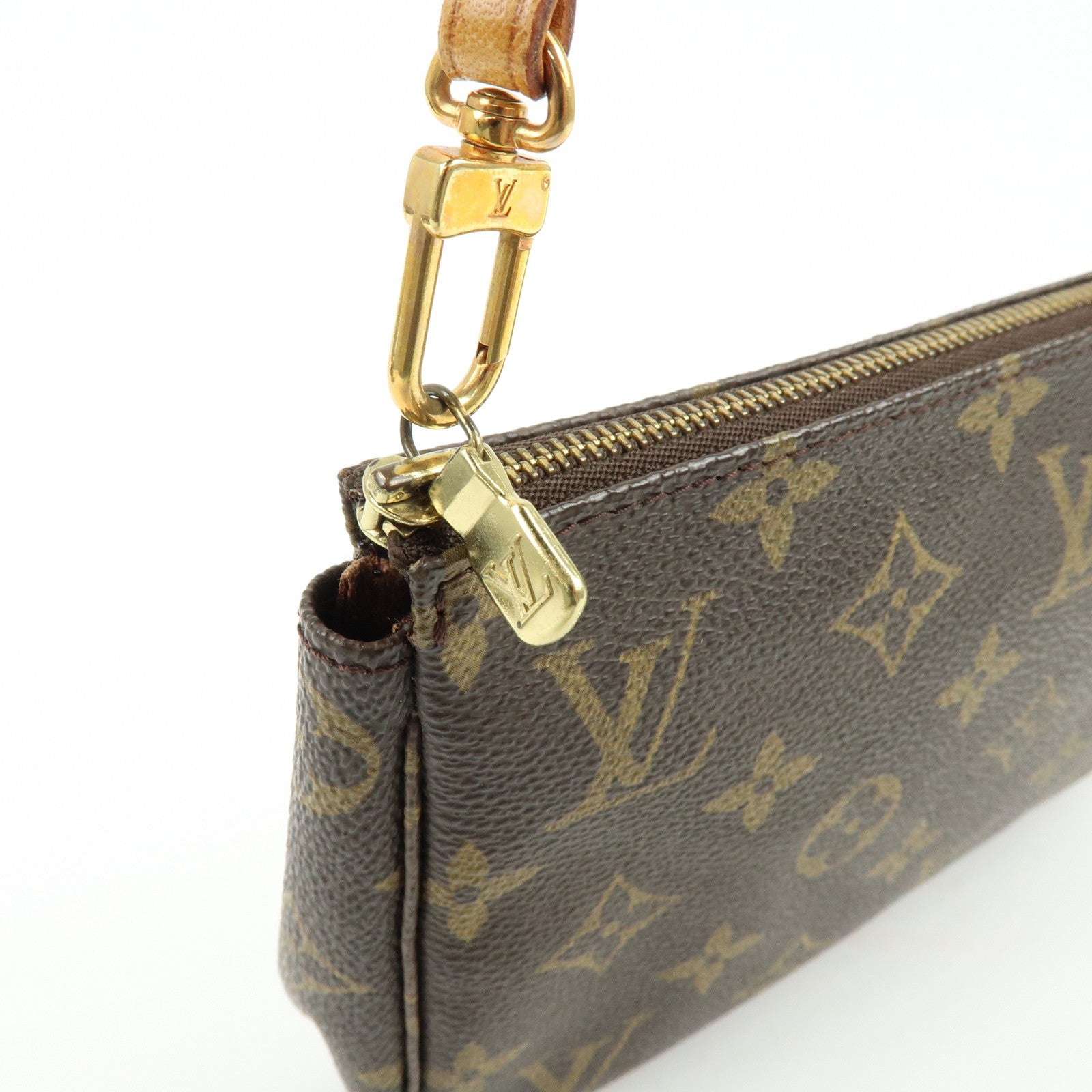 Louis Vuitton Monogram Pochette Accessoires Pouch Hand Bag M51980