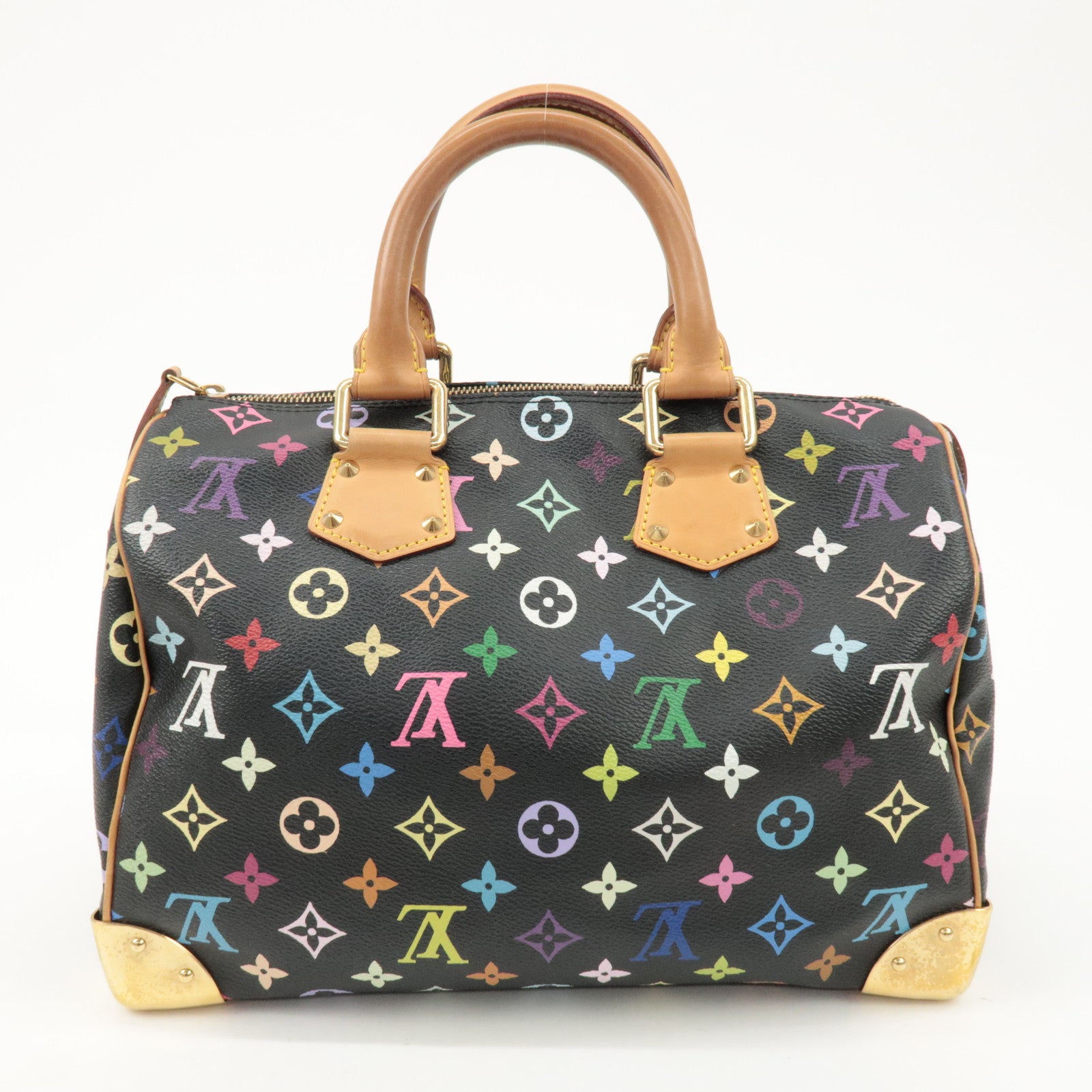Louis Vuitton Monogram Multicolor Speedy 30 Hand Bag M92642 Used