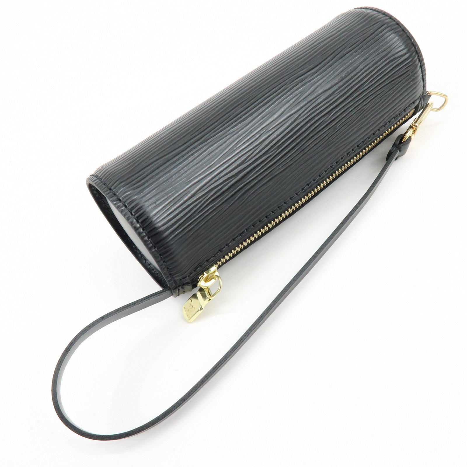 Louis Vuitton Epi Mini Pouch For Soufflot Hand Bag Noir Black
