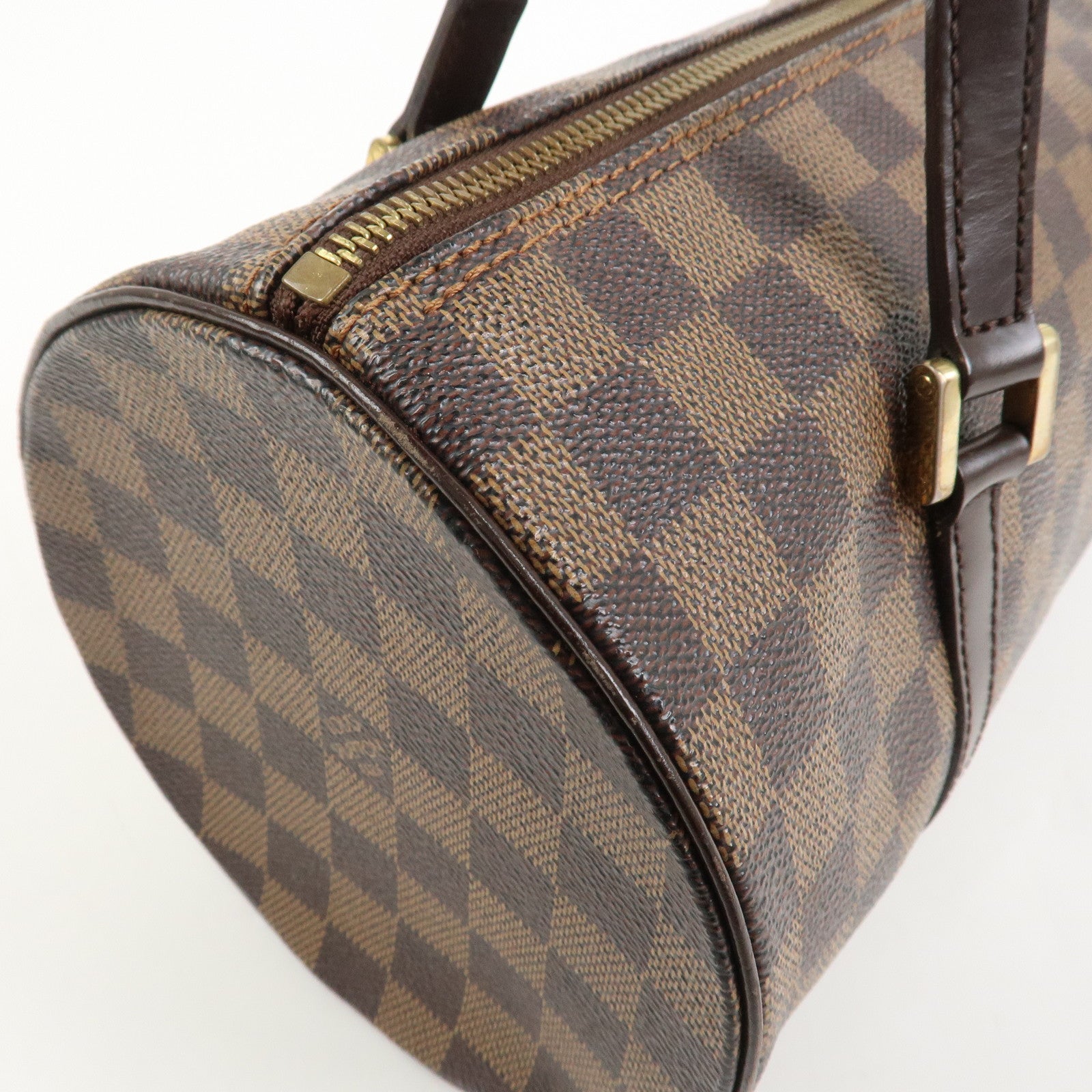 Louis Vuitton Damier Ebene Papillon 30 Hand Bag Brown N51303