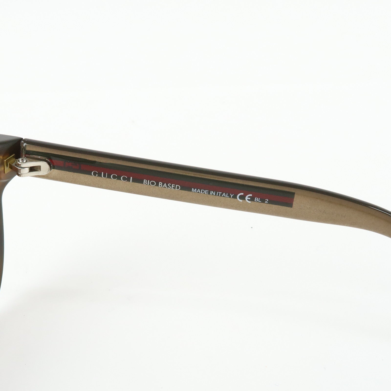 GUCCI Sherry Interlocking G Plastic Sunglasses Brown GG3653/S 51□22