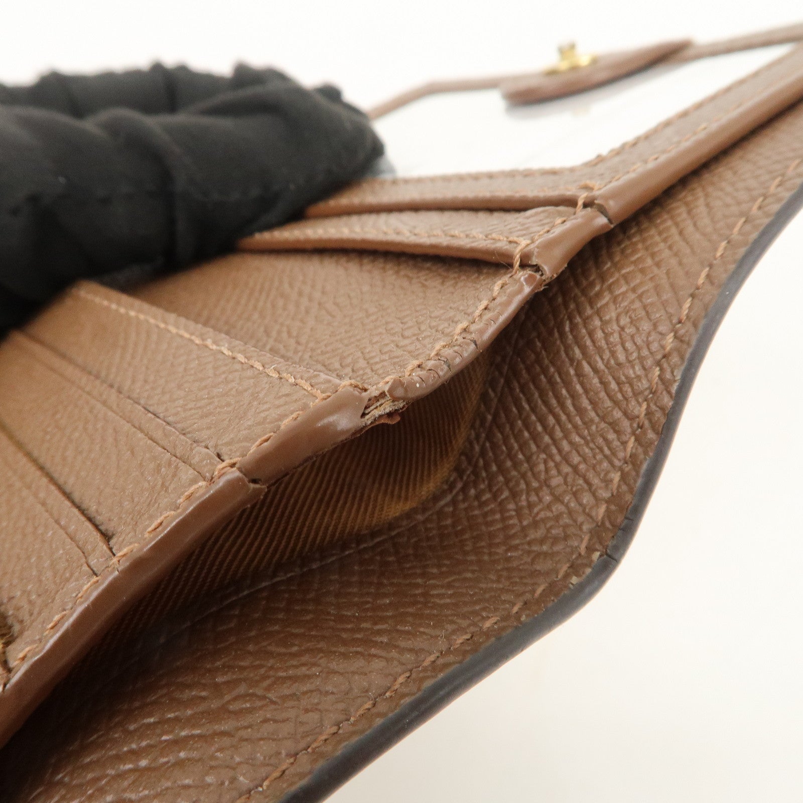 COACH Set of 3 Pouch Wallet Coin Case Brown Light Blue Black Ivory