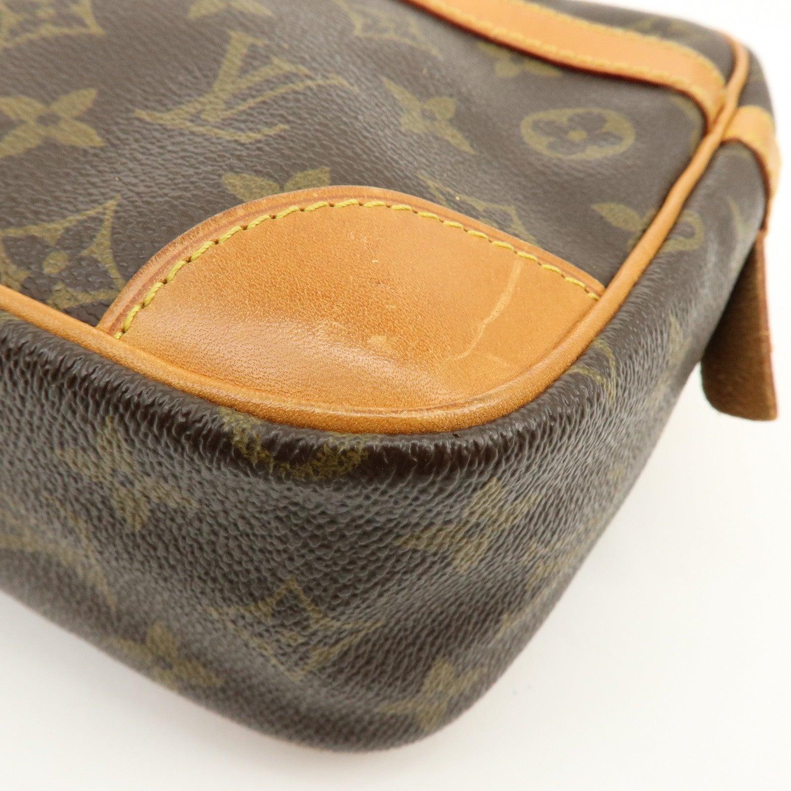 Louis Vuitton Monogram Compiegne 28 Pouch Clutch Bag Brown M51845