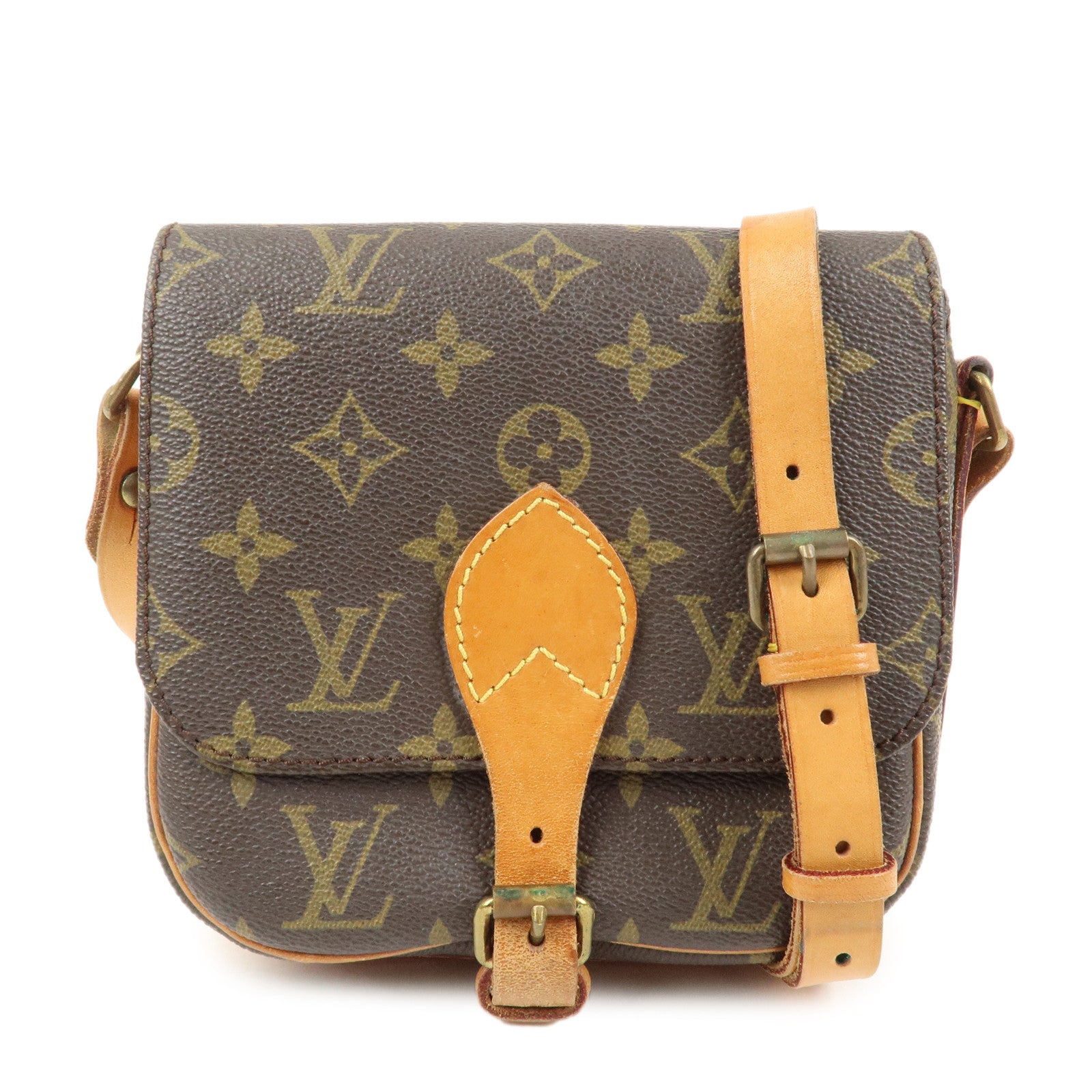 Louis Vuitton Monogram Mini Cartouchiere Shoulder Bag M51254