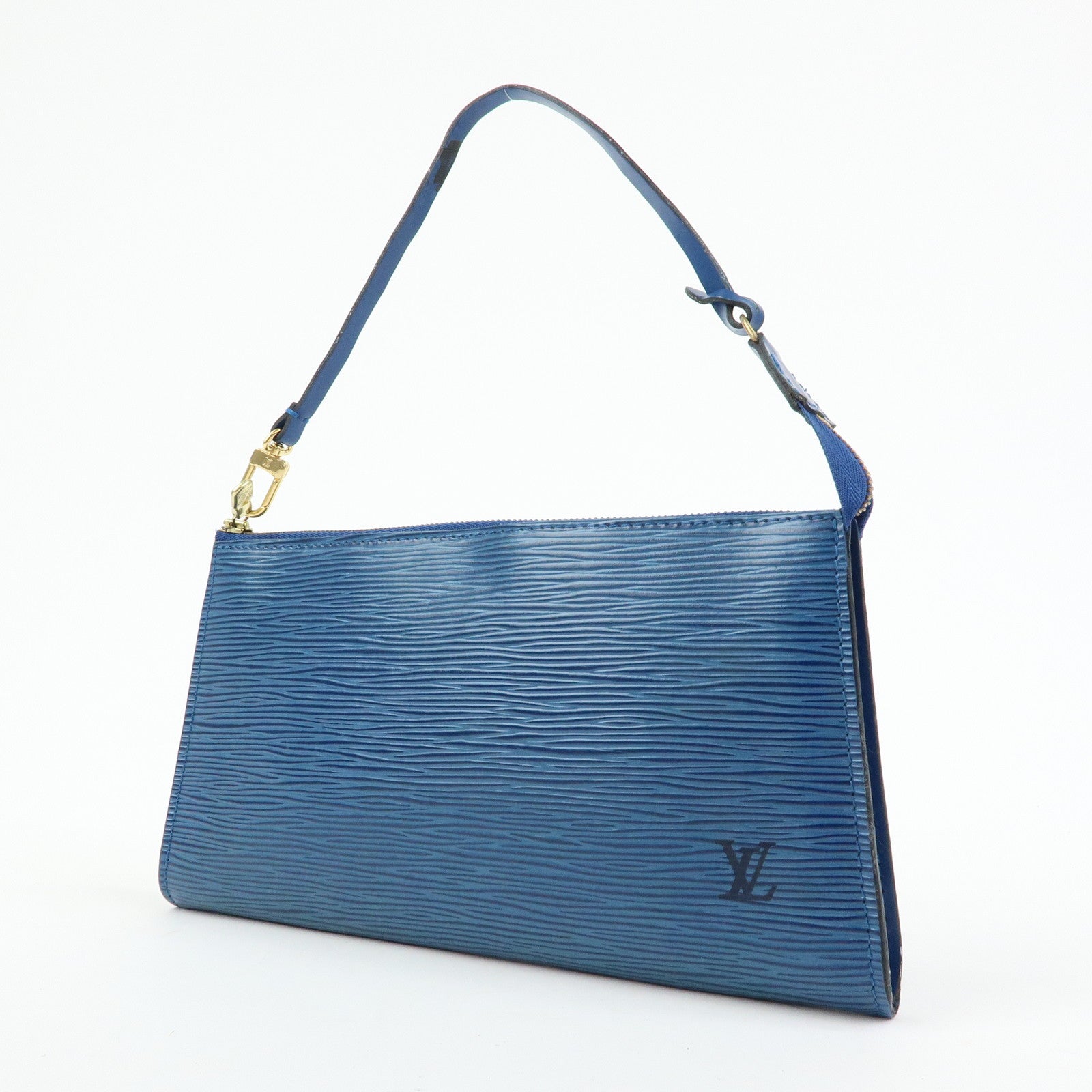 Louis Vuitton Epi Pochette Accessoires Pouch Toledo Blue M52945