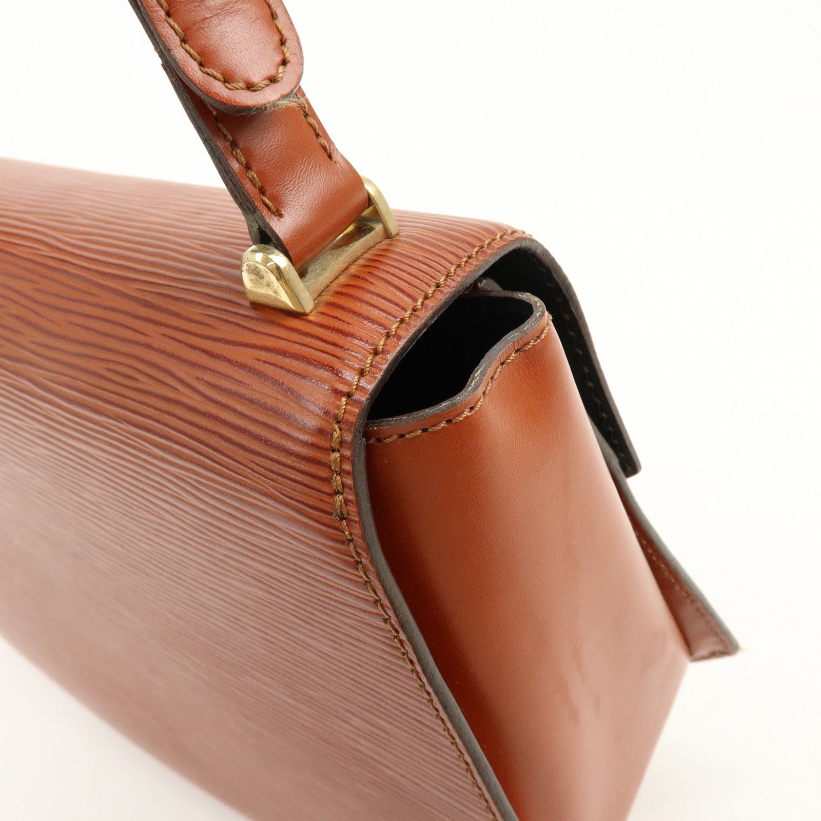 Louis Vuitton Epi Tilsit Shoulder Bag Hand Bag Kenya Brown M52483