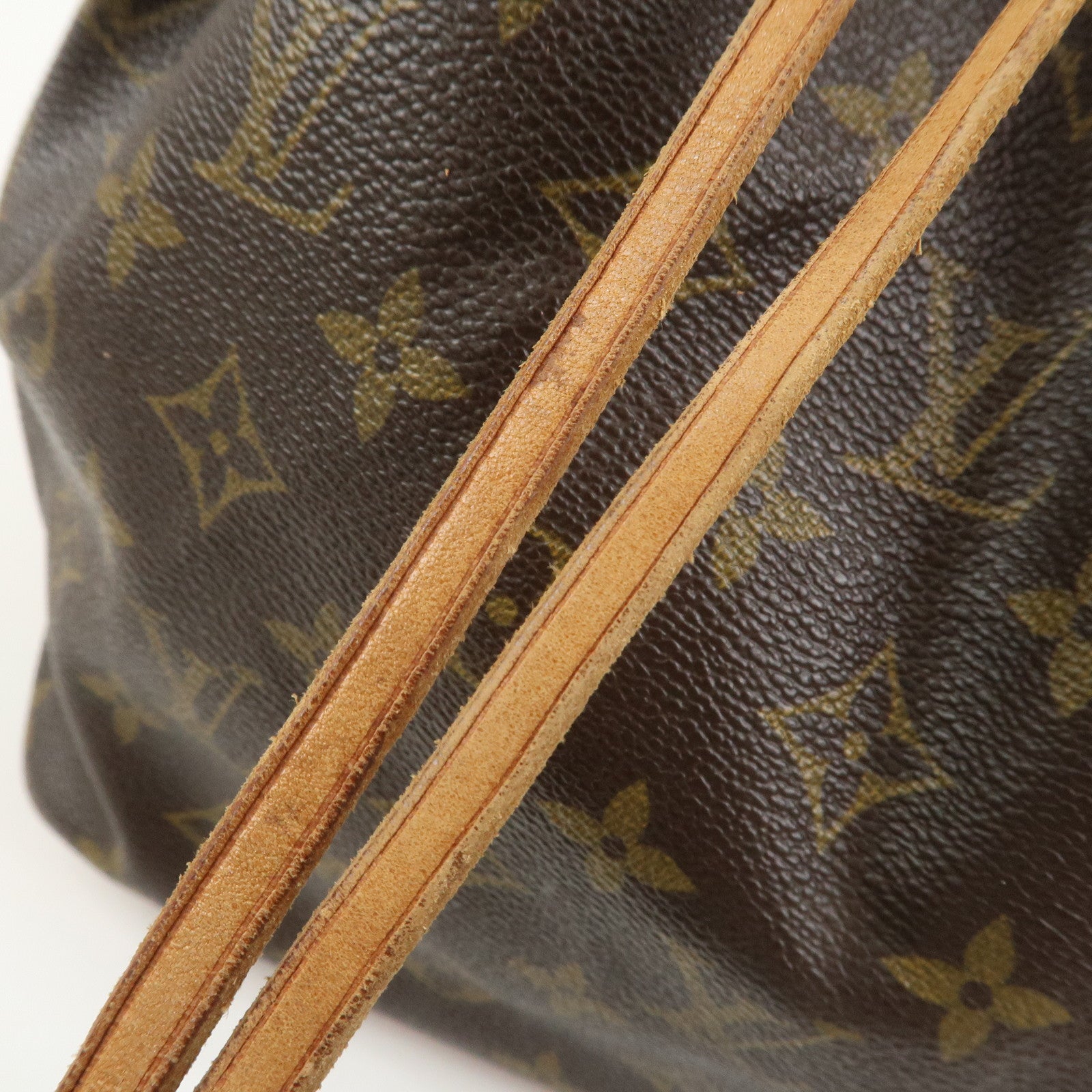 Louis Vuitton Monogram Petit Noe Shoulder Bag Brown M42226