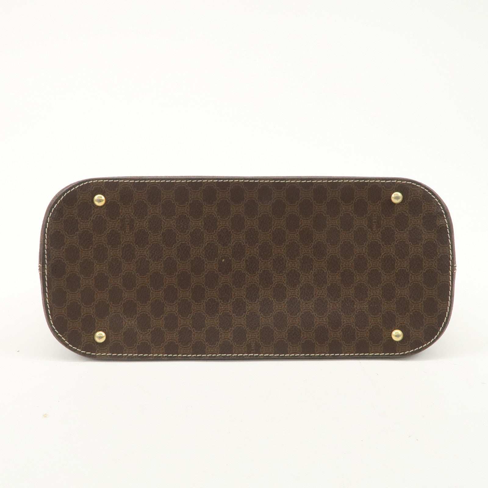 CELINE Macadam PVC Leather Hand Bag Shoulder Bag