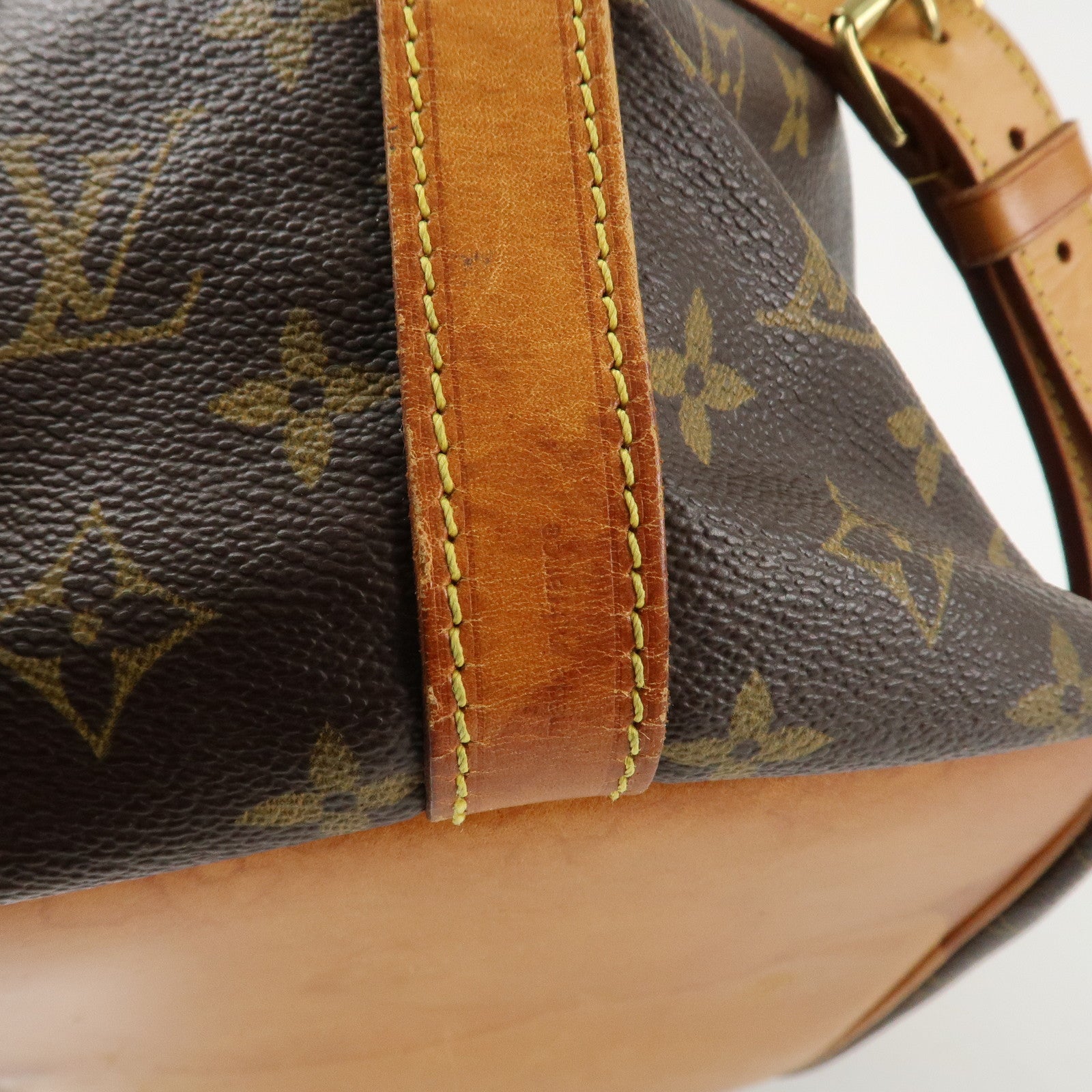 Louis Vuitton Monogram Petit Noe Shoulder Bag Brown M42226 Used