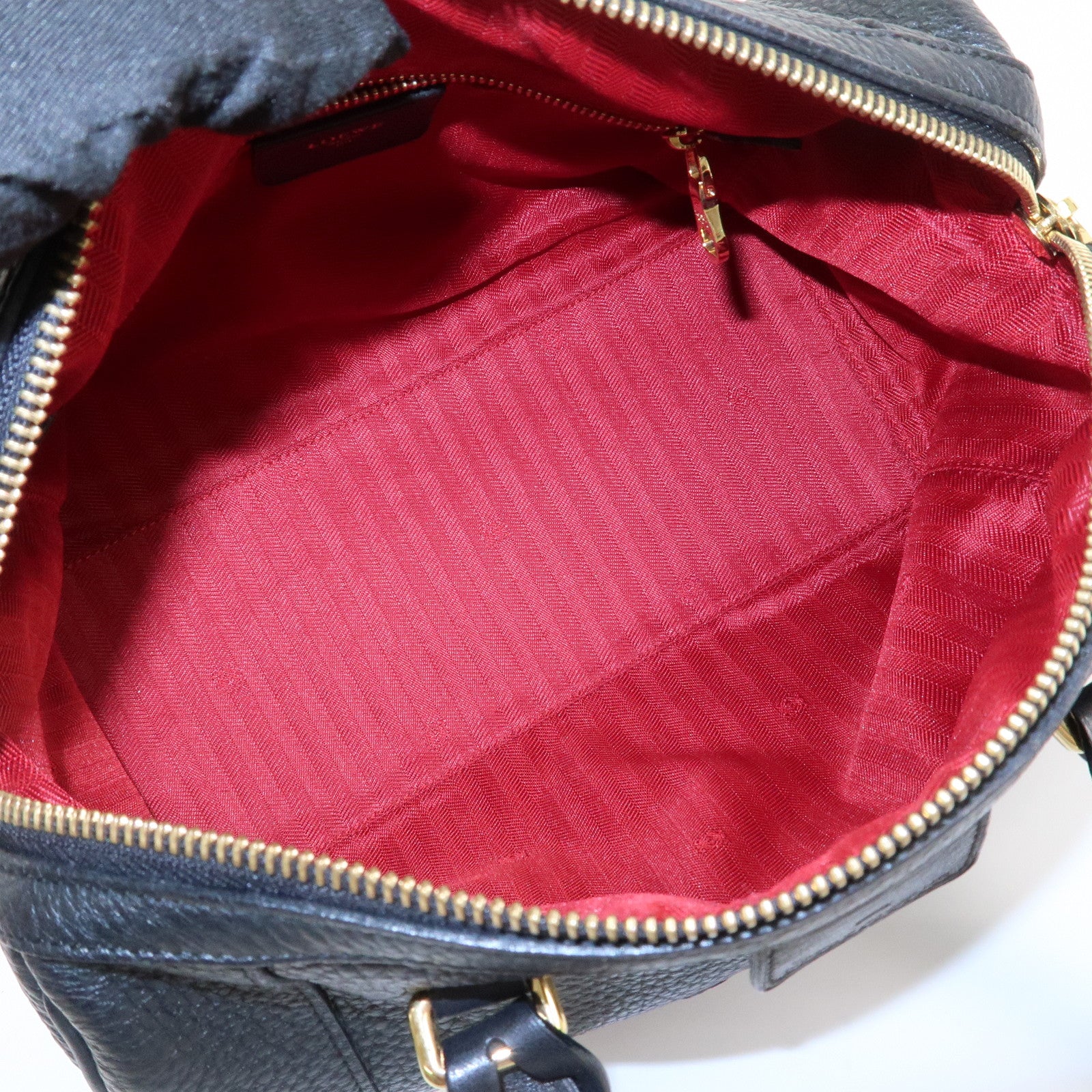 LOEWE Anagram Leather Amazona Fusta 2Way Shoulder Bag Black