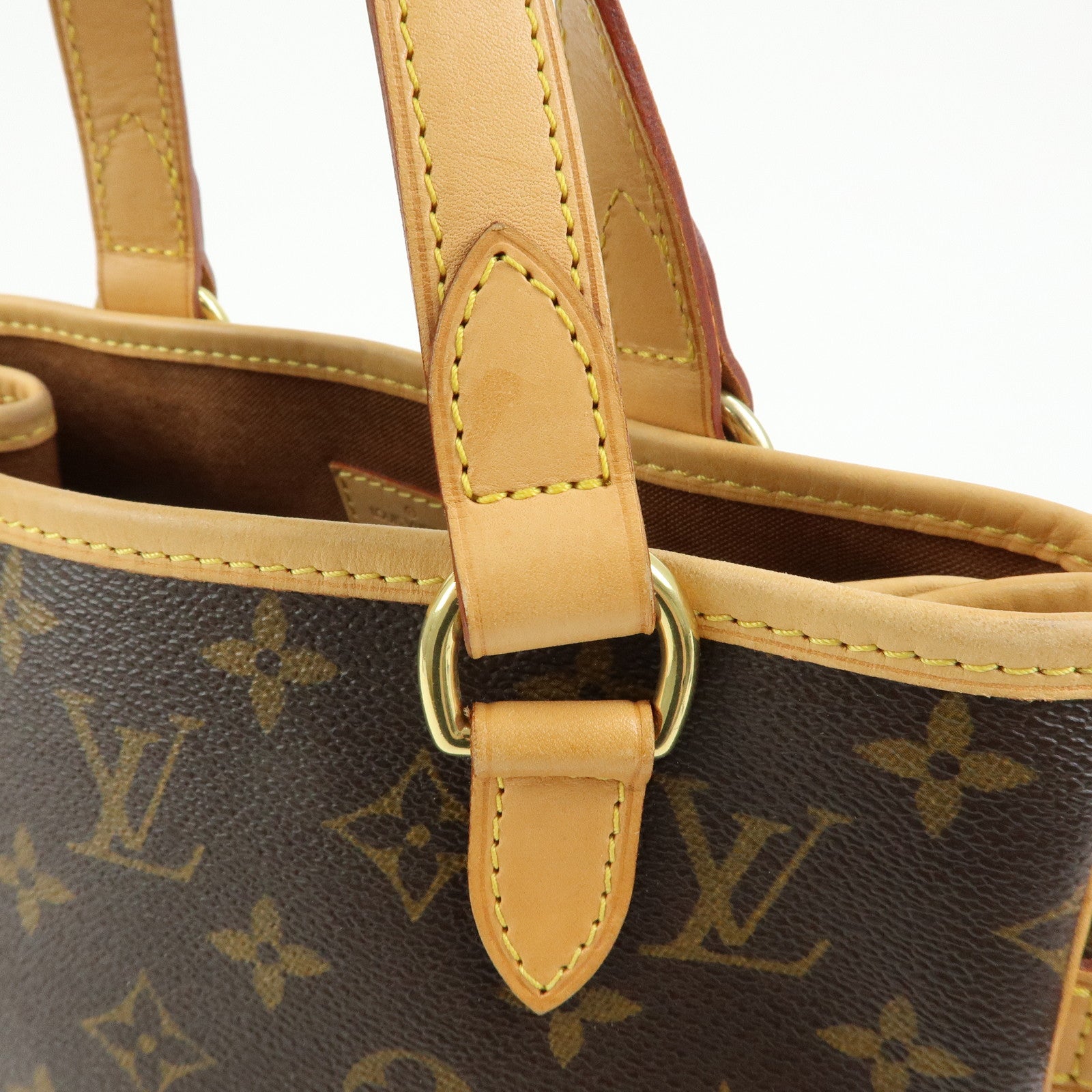 Louis Vuitton Monogram Batignolles Canvas Tote Bag Hand Bag M51156
