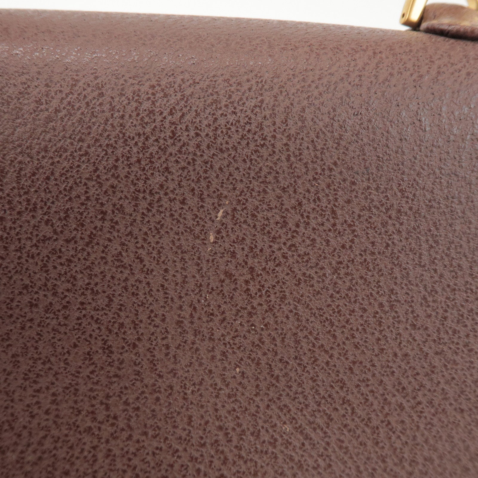 GUCCI Bamboo Leather 2Way Bag Hand Bag Shoulder Bag Brown 000 2040