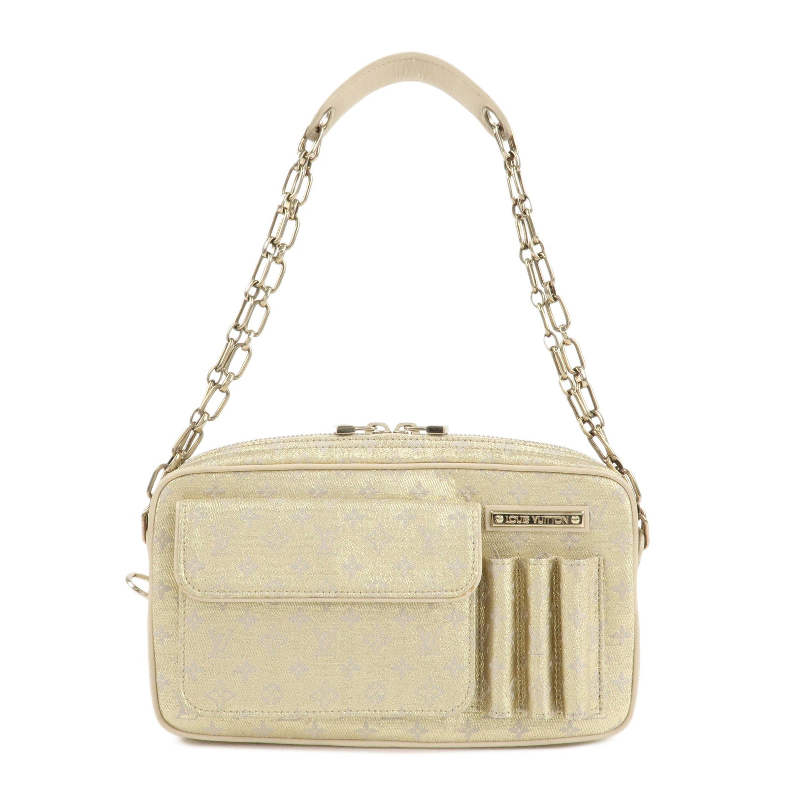 Louis Vuitton Monogram Shine Mackenna Chain Shoulder Bag M92362 Used