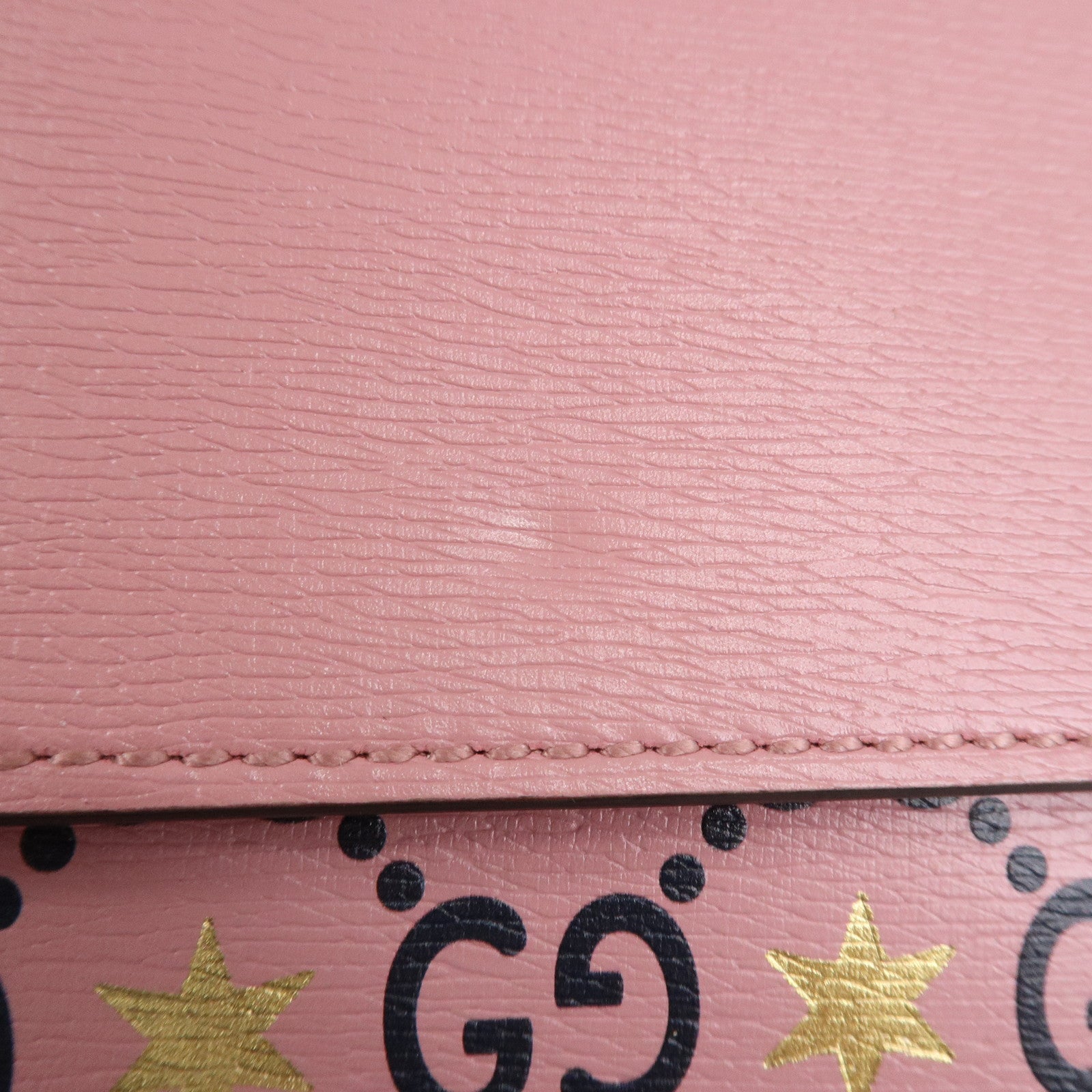 GUCCI Dionysus Leather Chain Shoulder Bag Valentine Limited 421970