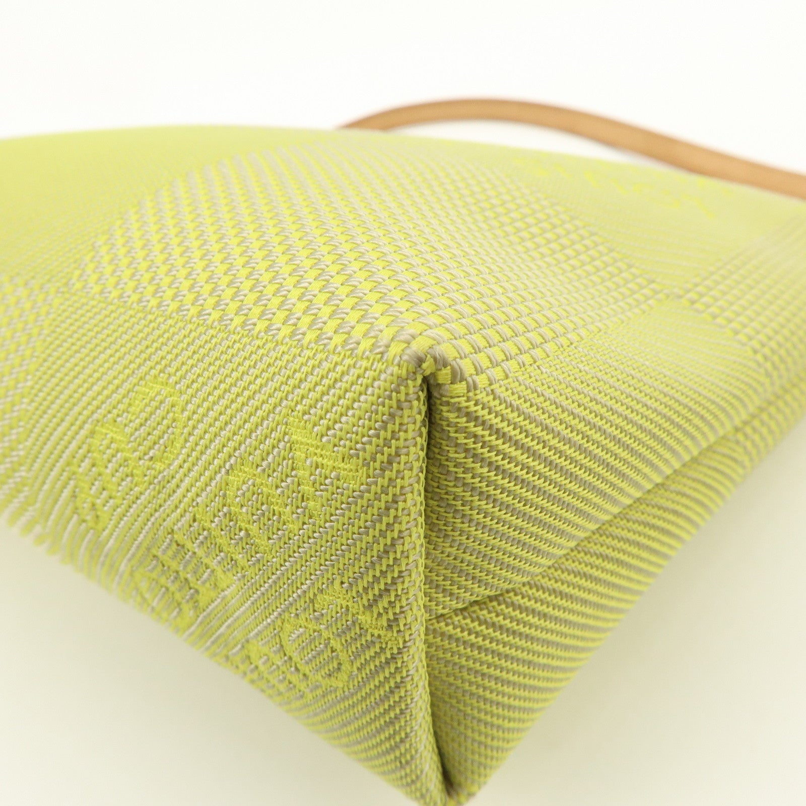 Louis Vuitton Damier Geant LV Cup Canvas Leather Pouch Yellow
