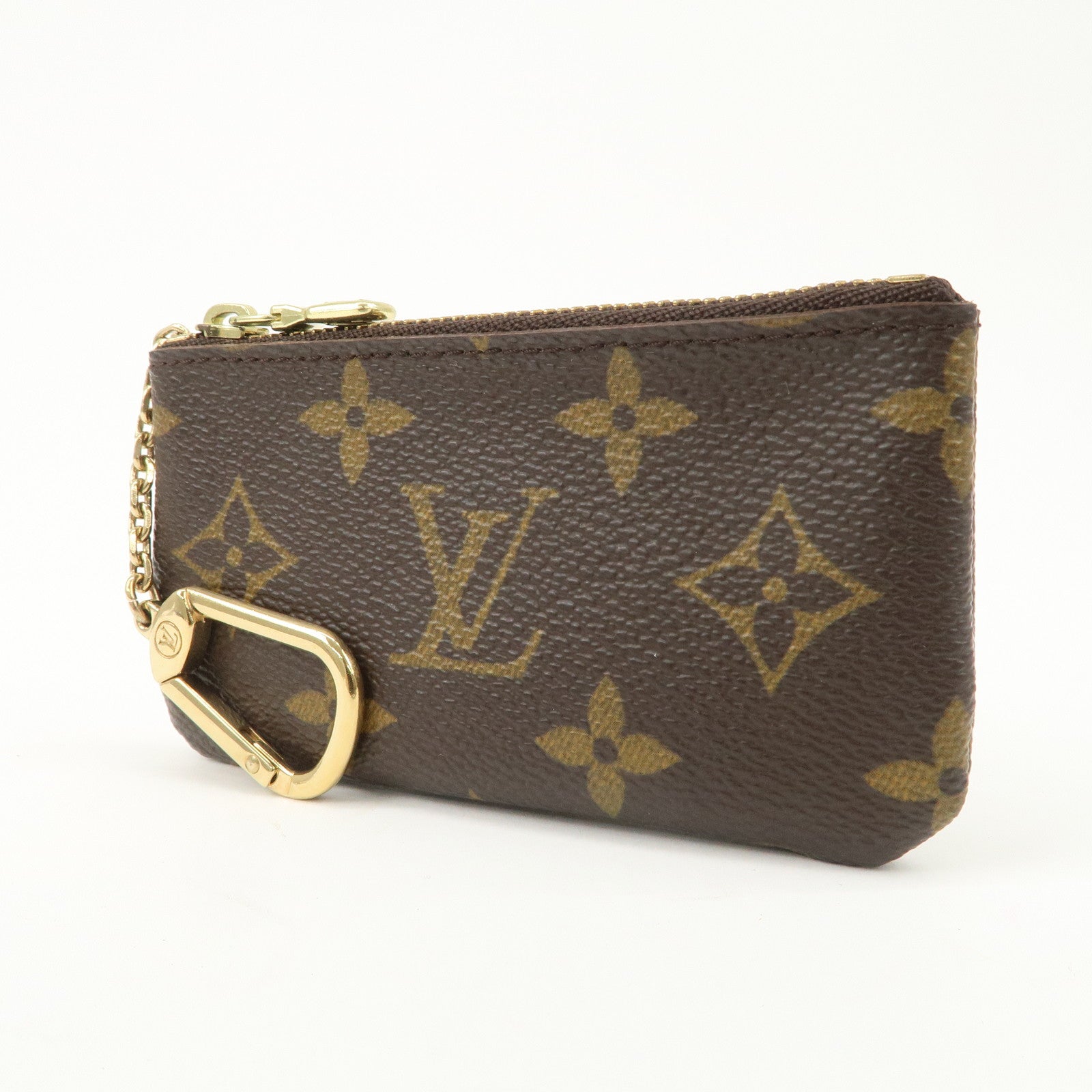 Louis Vuitton Monogram Pochette Cles Coin Case Key Case M62650