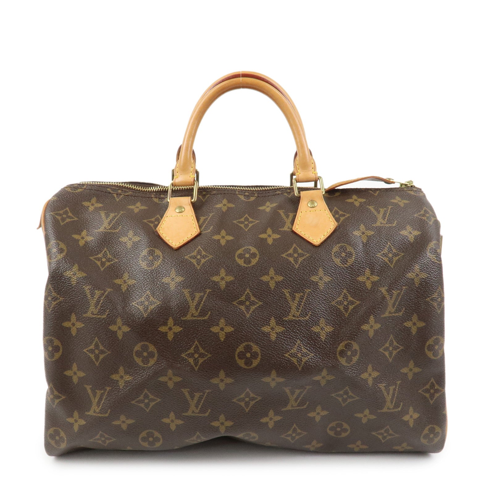 Louis Vuitton Monogram Canvas Speedy 35 Boston Bag Hand Bag M41524
