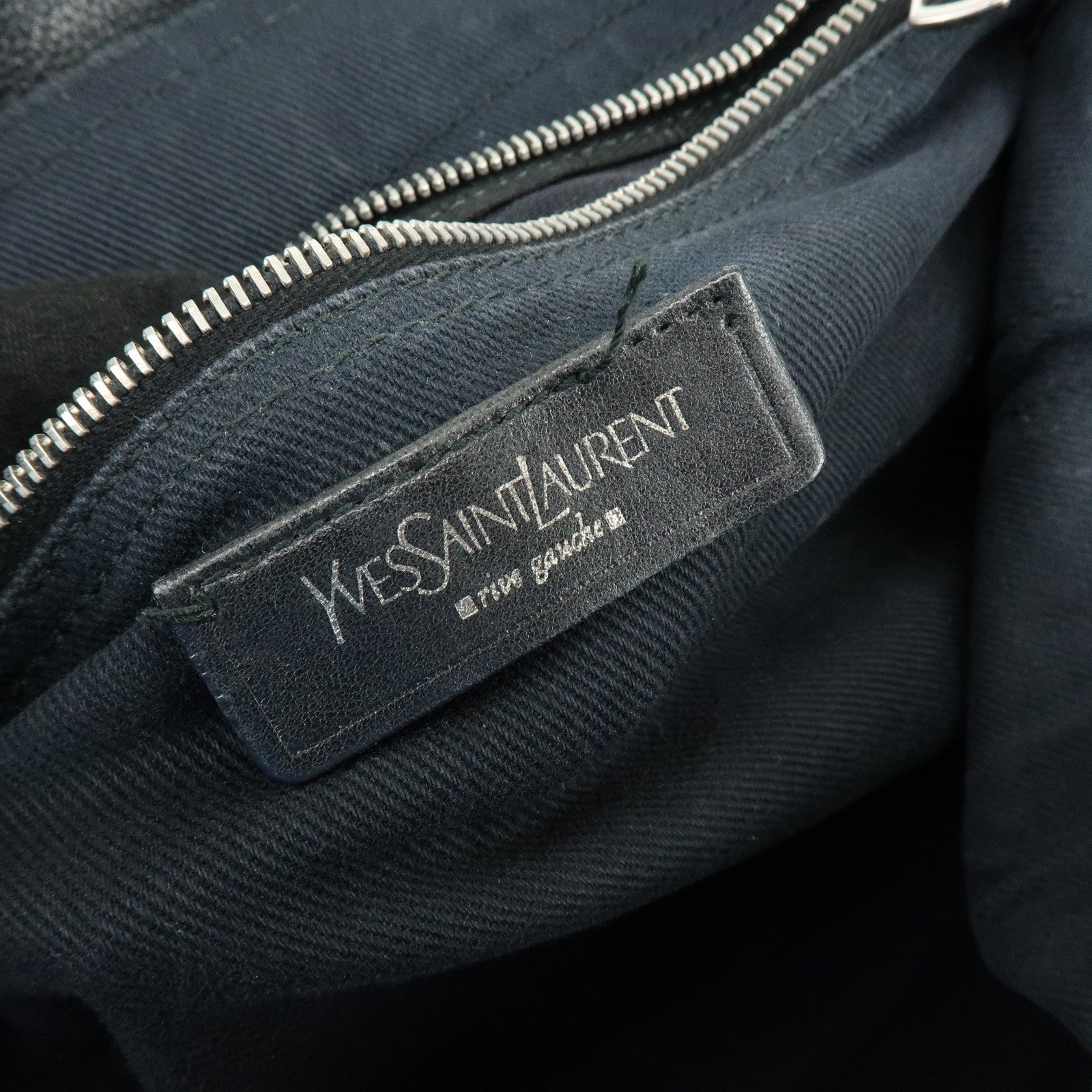 SAINT LAURENT PARIS Muse Two Calf Leather Hand Bag Black 229080