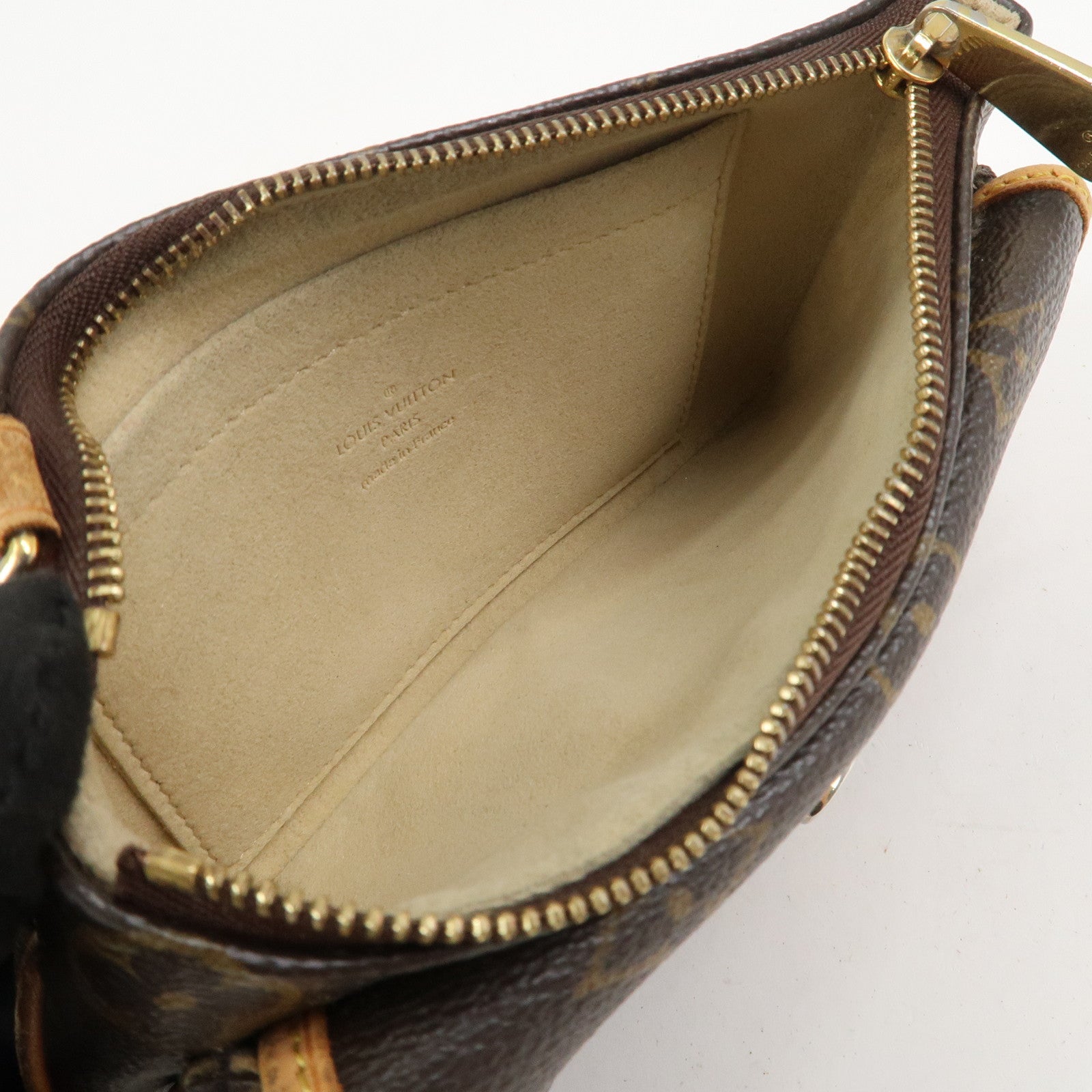 Louis Vuitton Monogram Pochette Tikal Pouch Purse Brown M60019