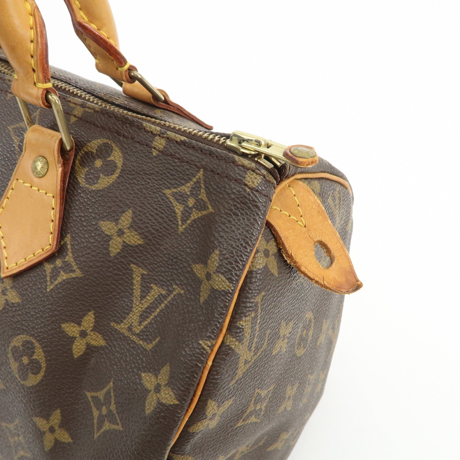 Louis Vuitton Monogram Speedy 30 Boston Bag Hand Bag Brown M41526