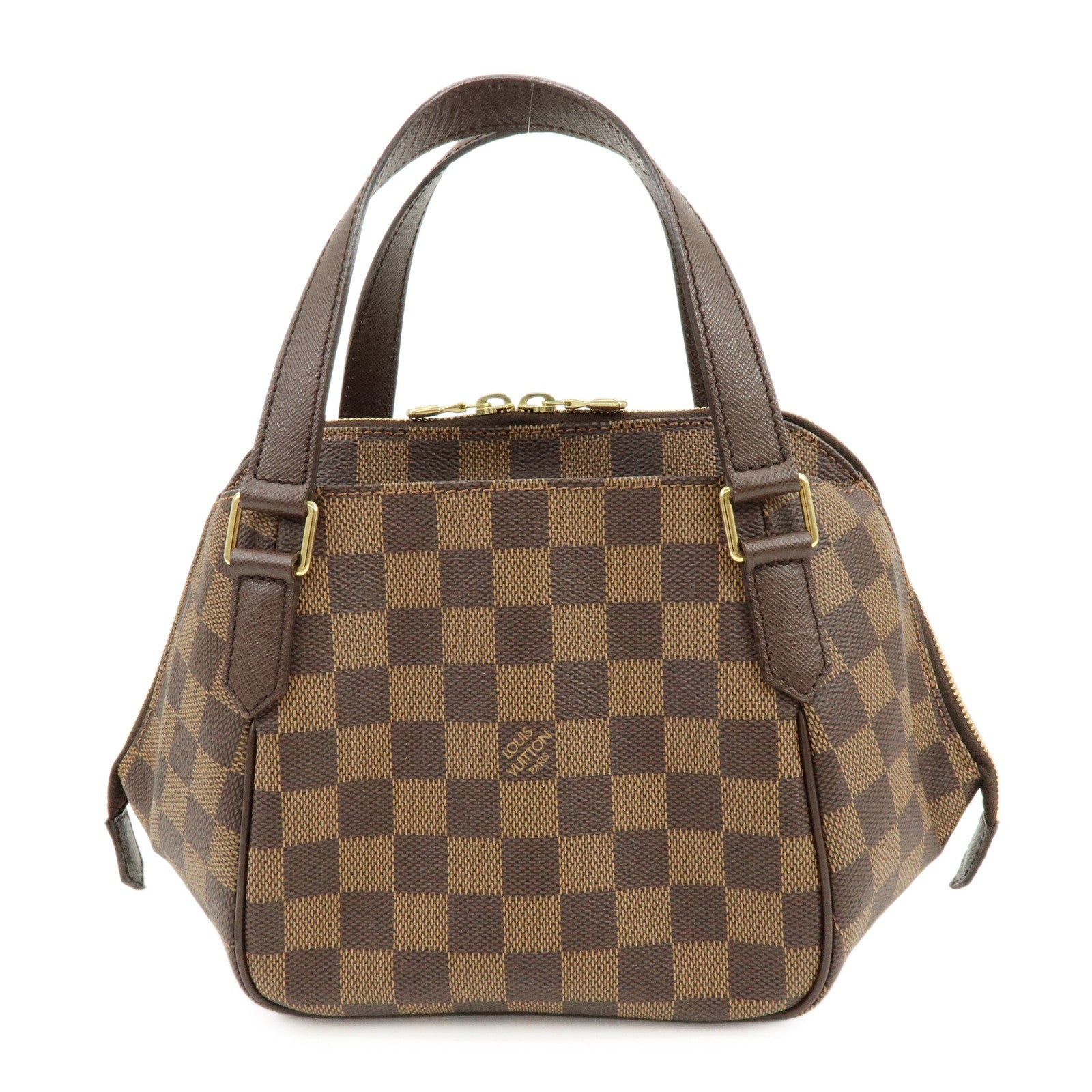 Louis Vuitton Damier Canvas Belem PM Hand Bag Brown N51173