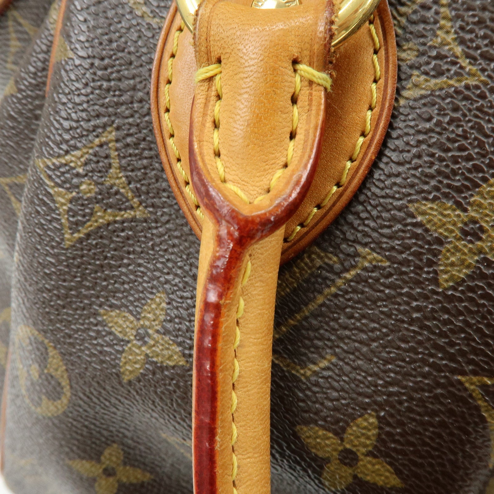 Louis Vuitton Monogram Tivoli PM Hand Bag Shoulder Bag Brown M40143