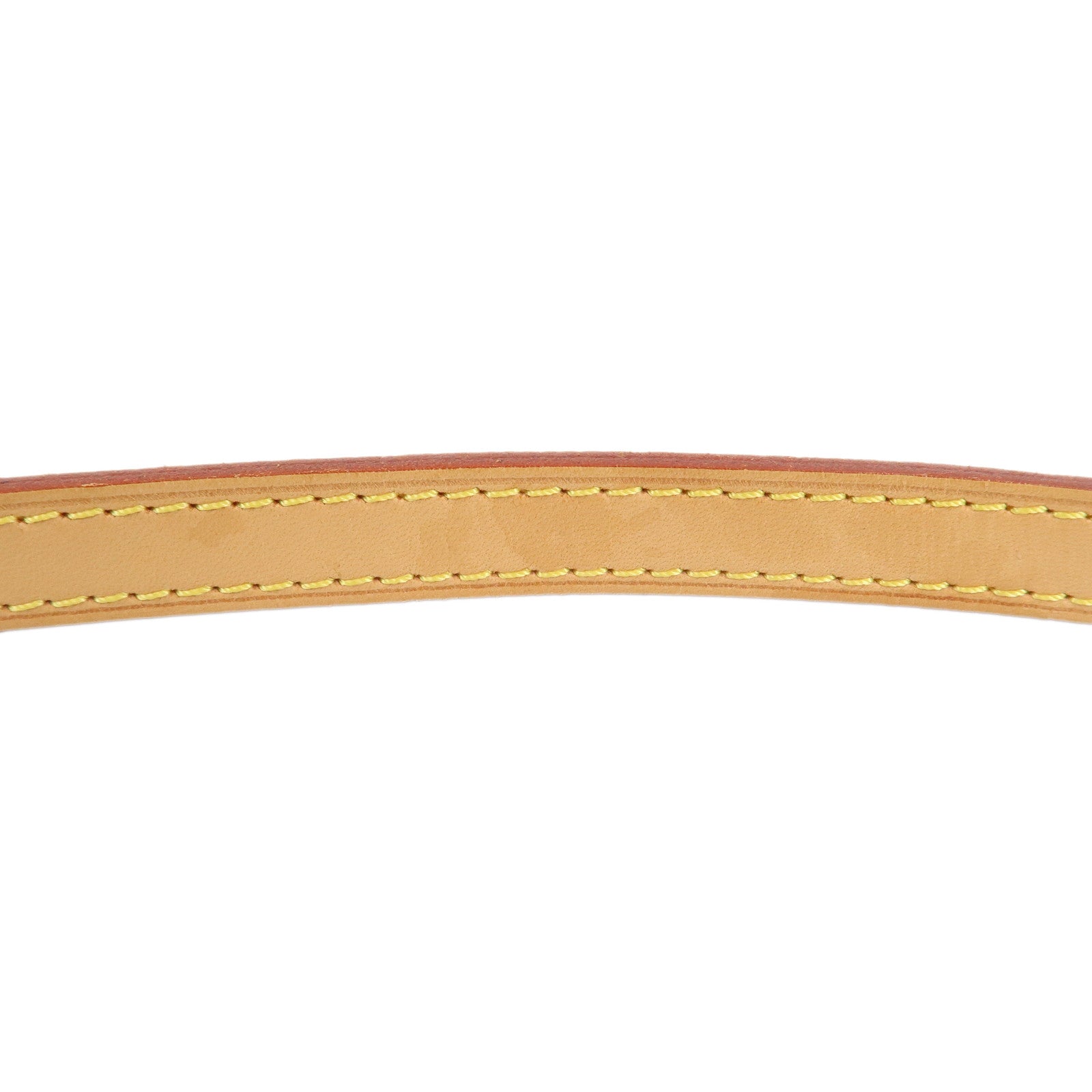 Louis Vuitton Leather Shoulder Strap 120cm 1.6cm Adjustable Natural J52312