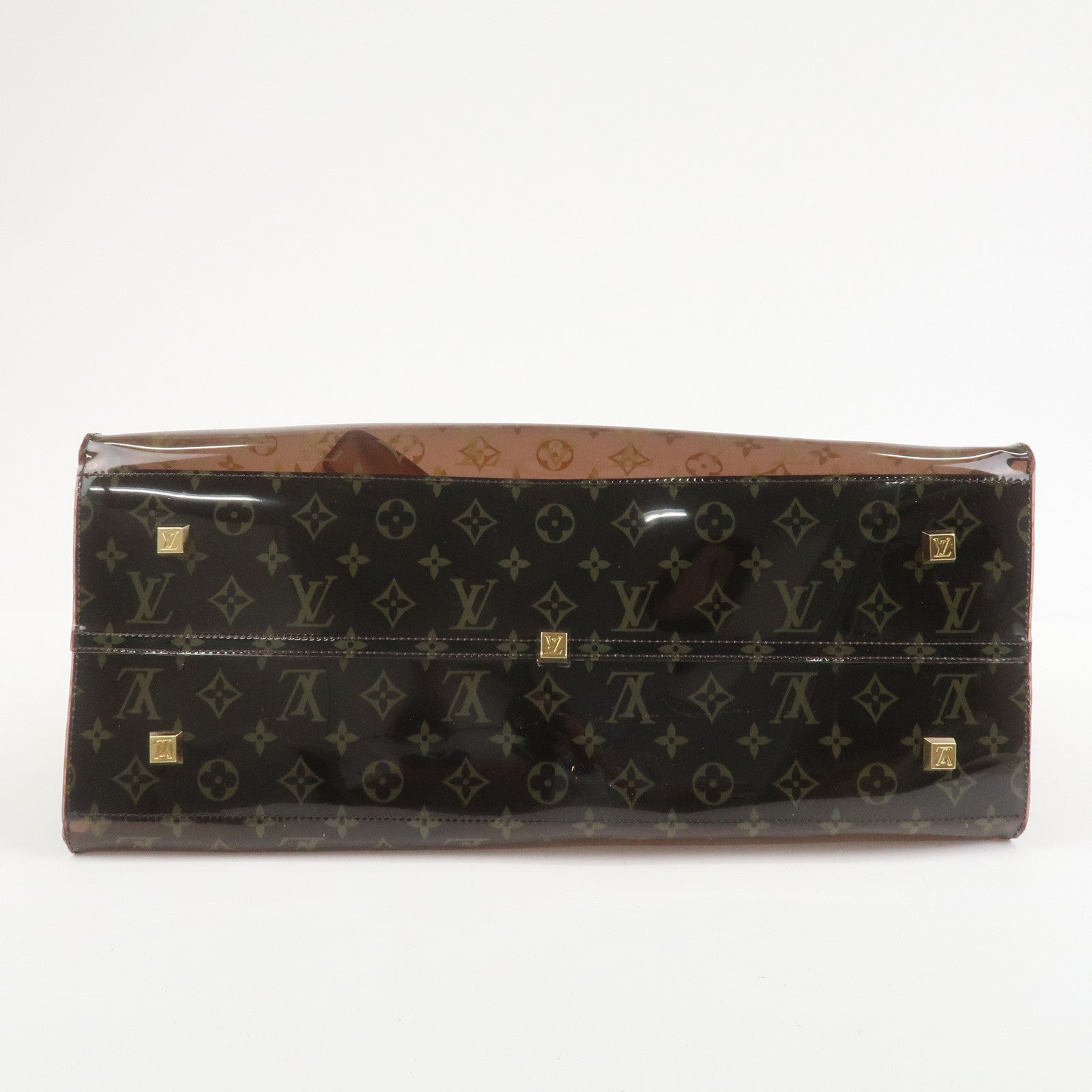 Louis Vuitton Monogram Cabas Cruise Vinyl Tote Bag Brown M50500