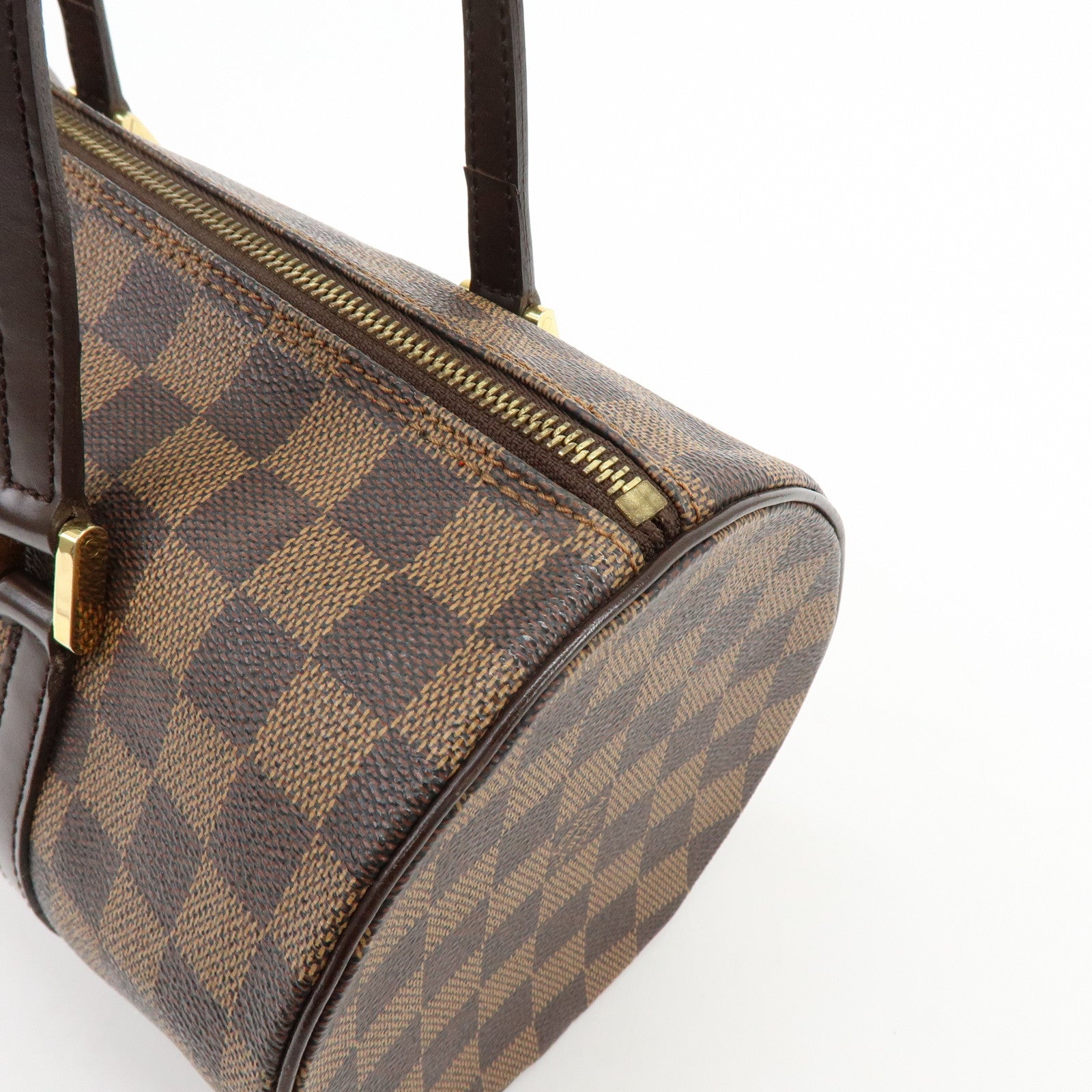 Louis Vuitton Damier Ebene Papillon 30 Hand Bag Brown N51303