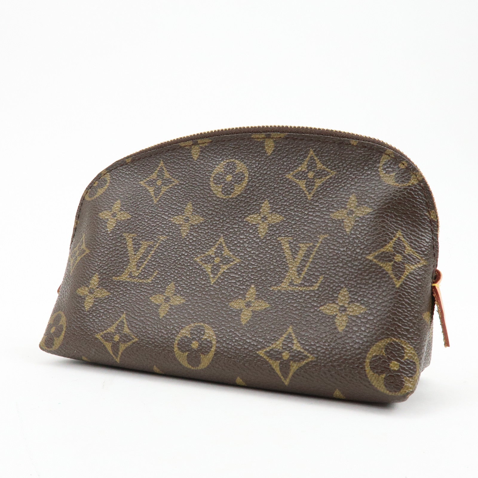 Louis Vuitton Monogram Pochette Cosmetic PM Pouch Brown M47515