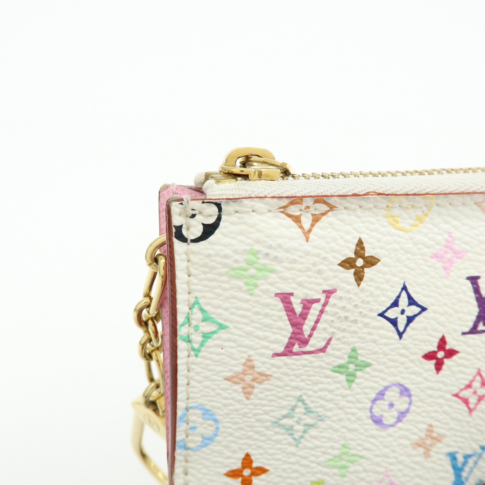 Louis Vuitton Monogram Multicolor Pochette Cles Coin Case M93734