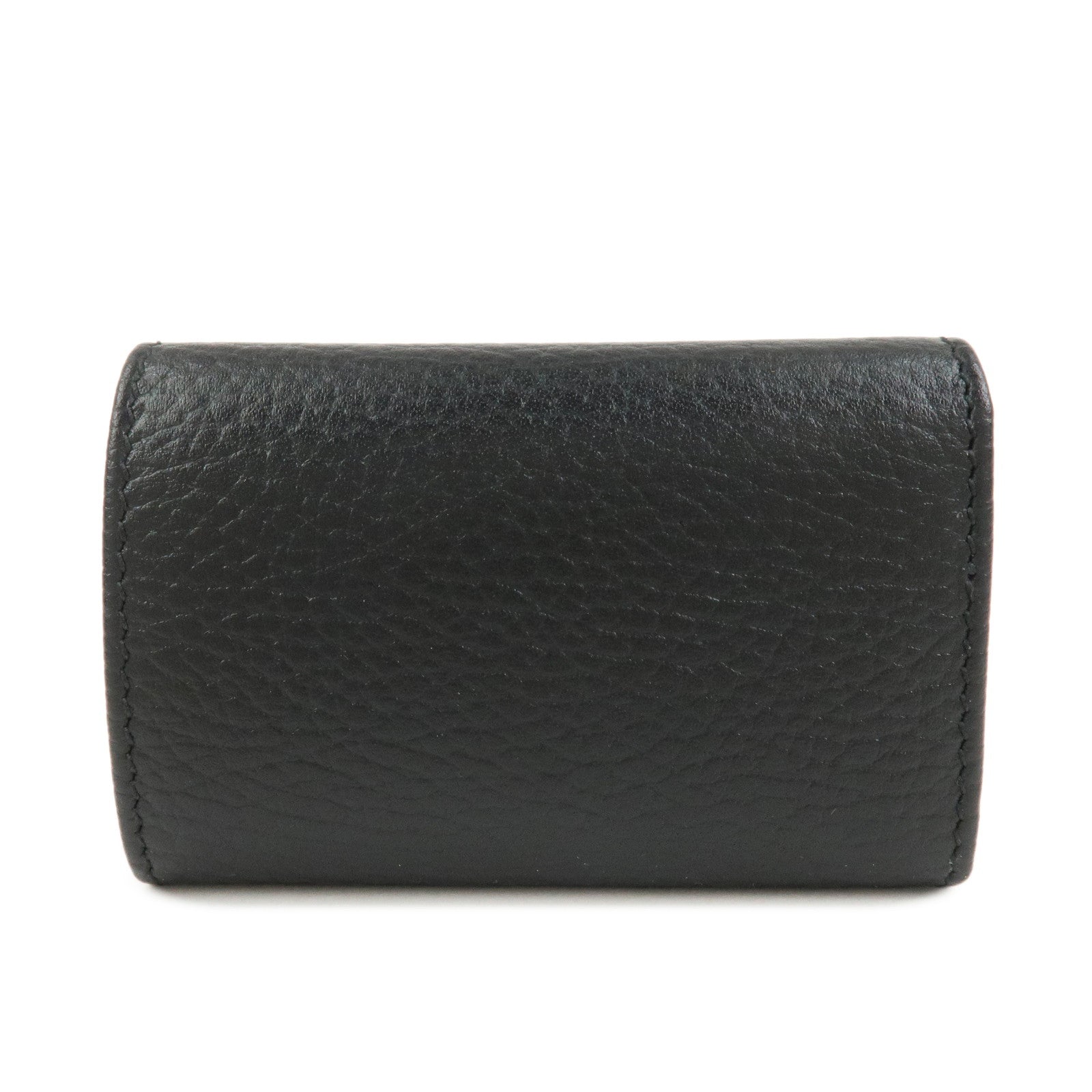 GUCCI GG Marmont Leather Key Case Key Holder Black 456118