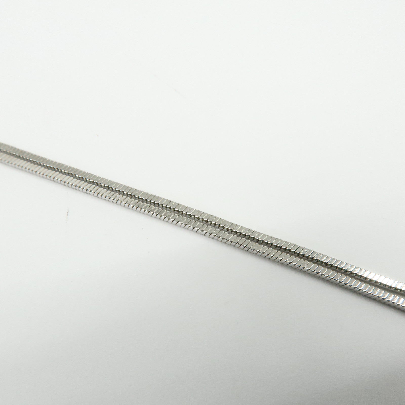 Christian Dior Logo Trotter Metal Necklace Pink Silver