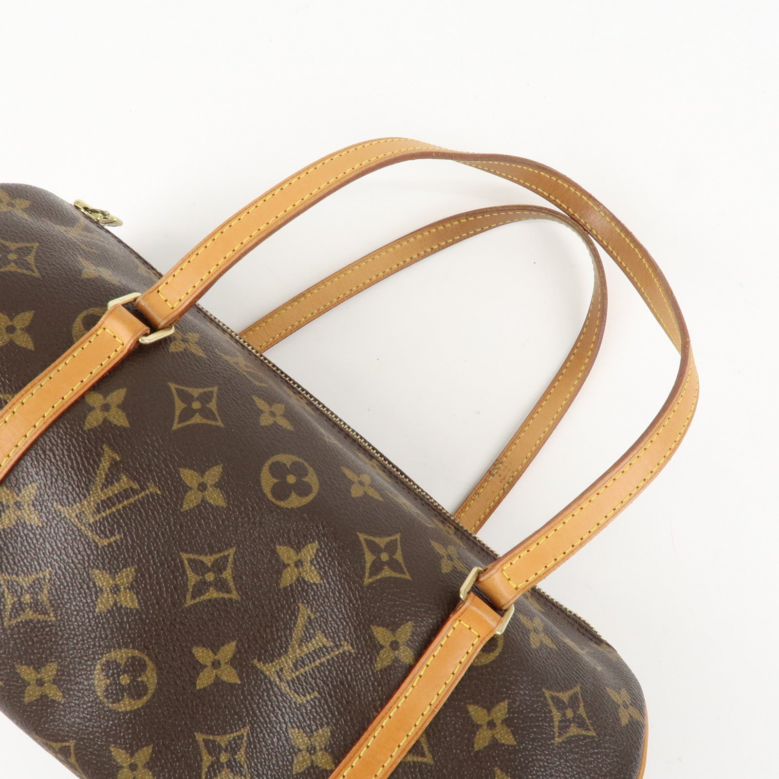Louis Vuitton Monogram Papillon 30 Hand Bag New Style Brown M51385
