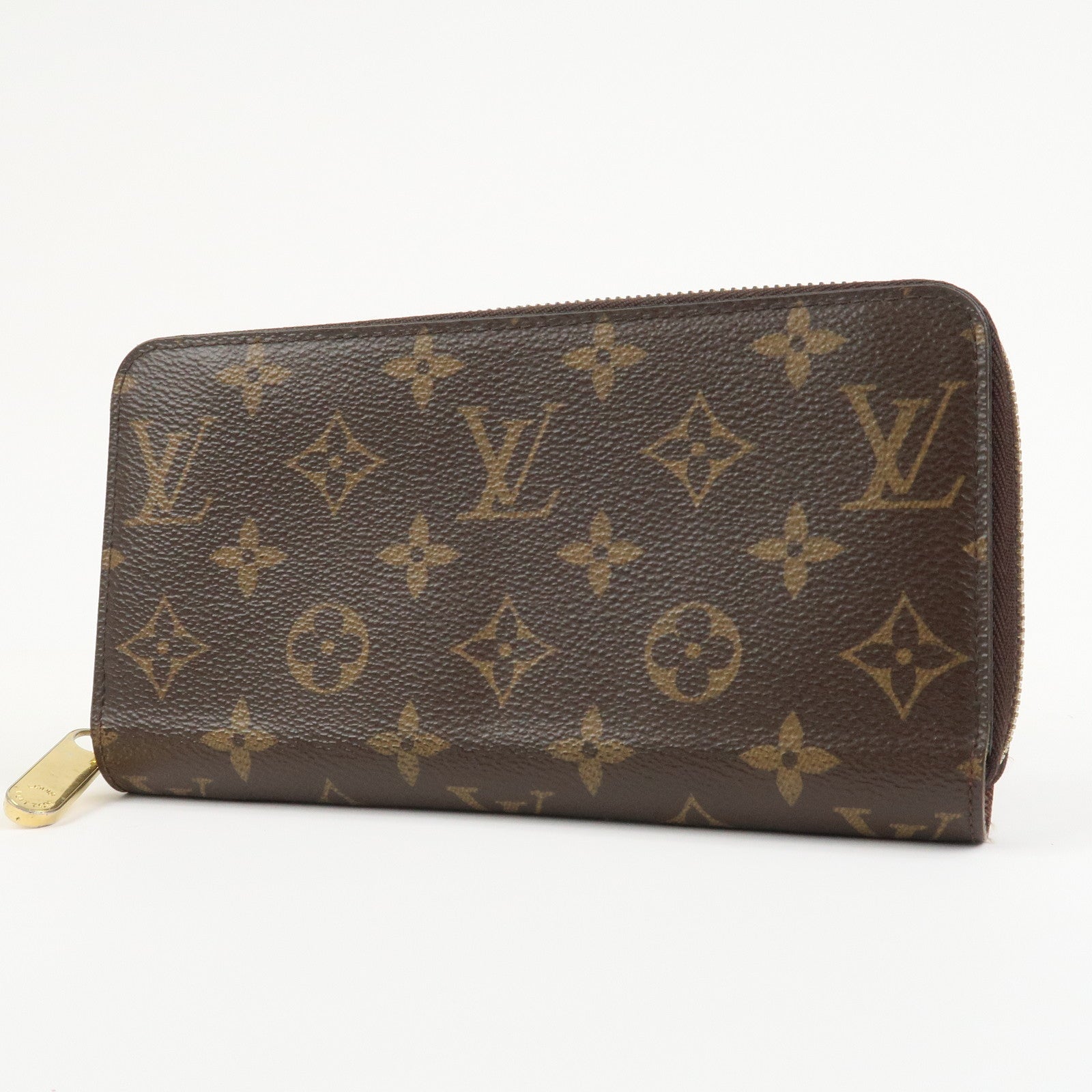 Louis Vuitton Monogram Canvas Zippy Long Wallet Brown M60017