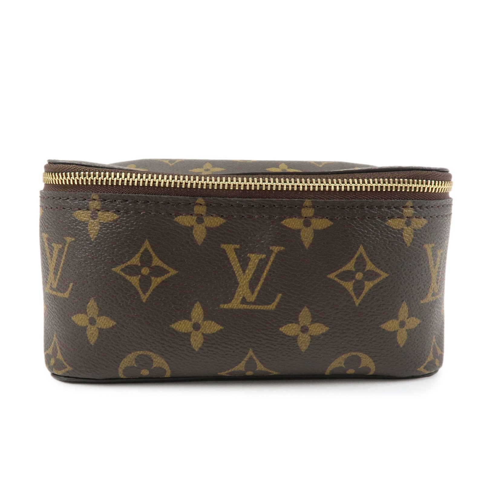 Louis Vuitton Monogram Cube de Rangement PM Pouch Brown M43688