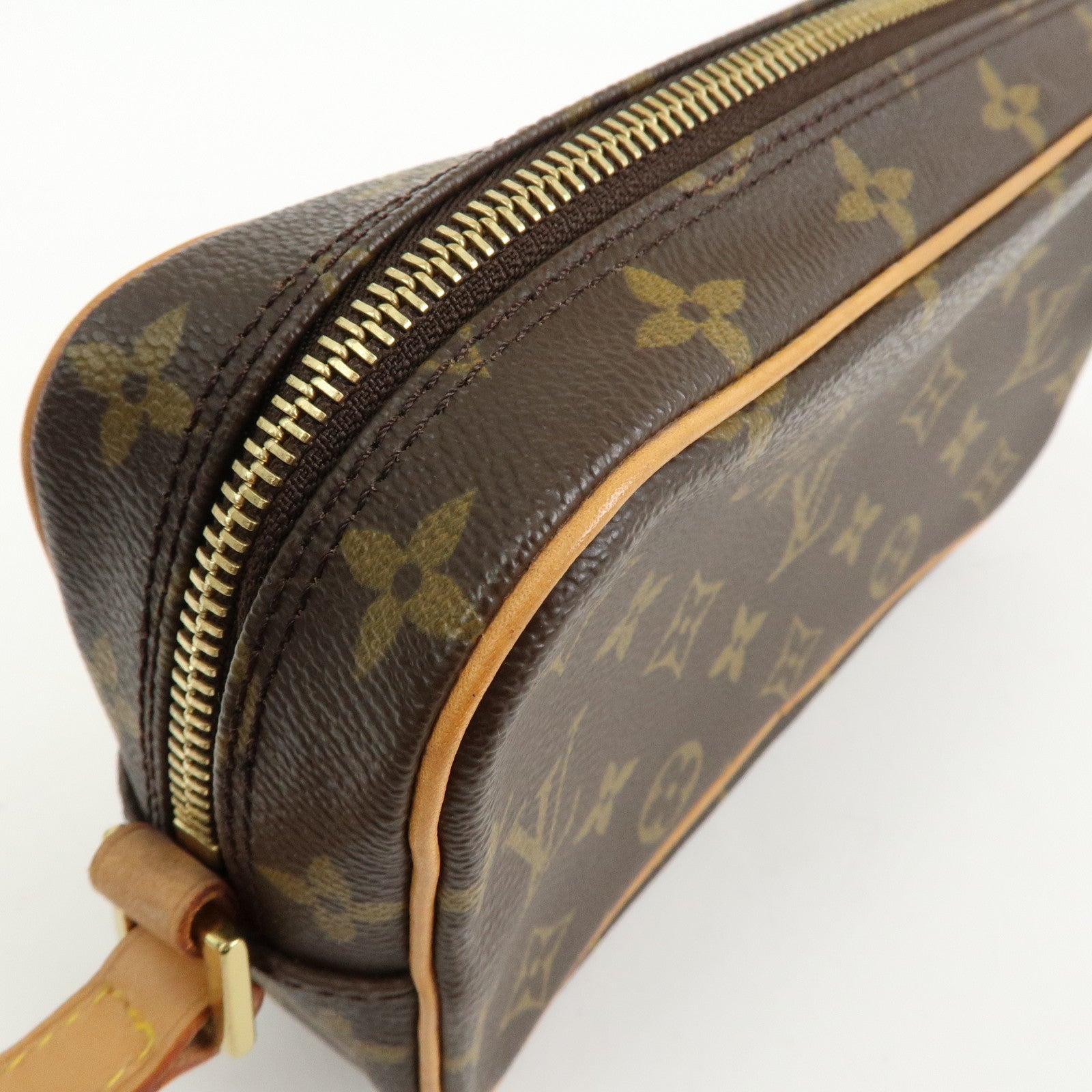 Louis Vuitton Monogram Pochette Cite Shoulder Bag Brown M51183