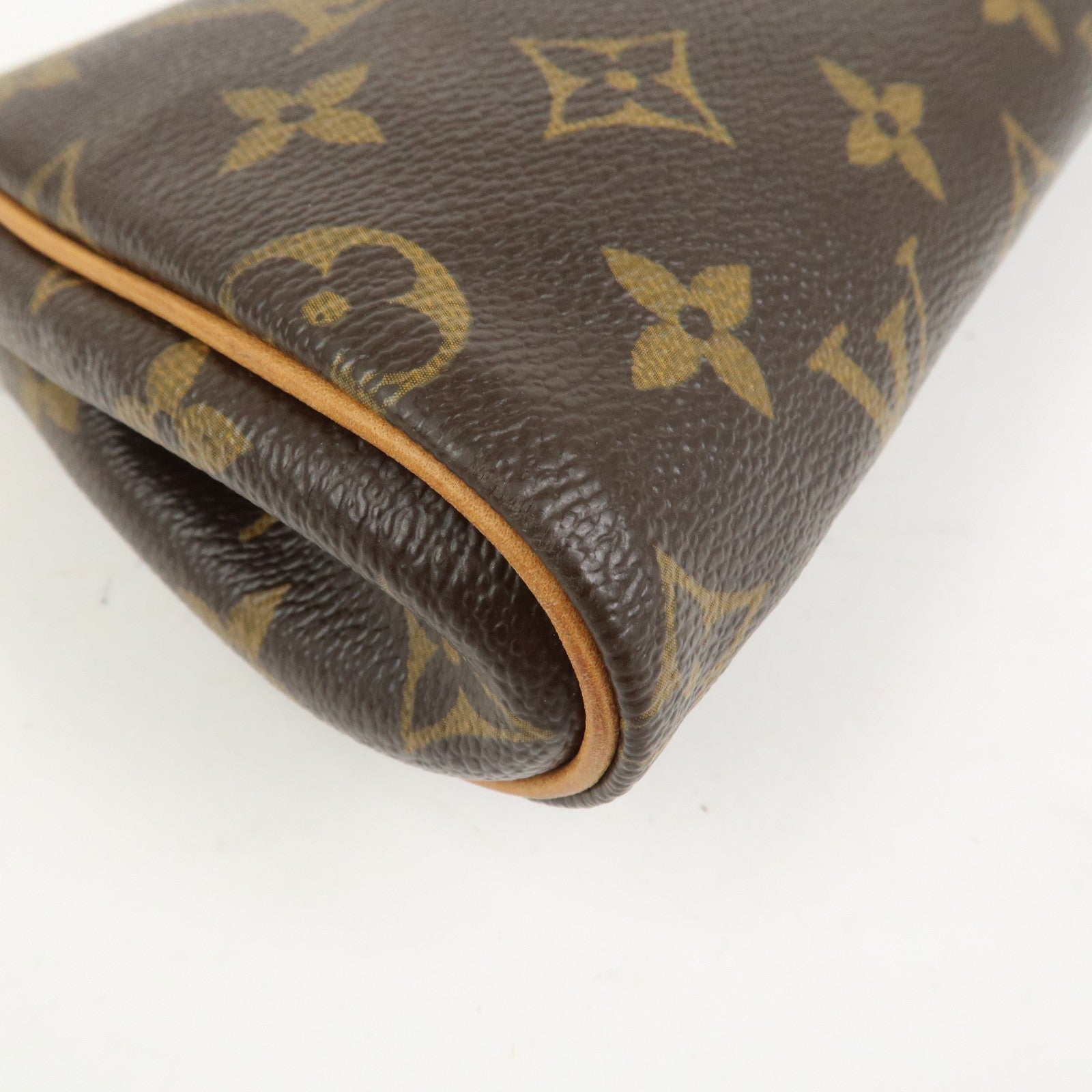 Louis Vuitton Monogram Eva 2Way Pouch Shoulder Bag Brown M95567