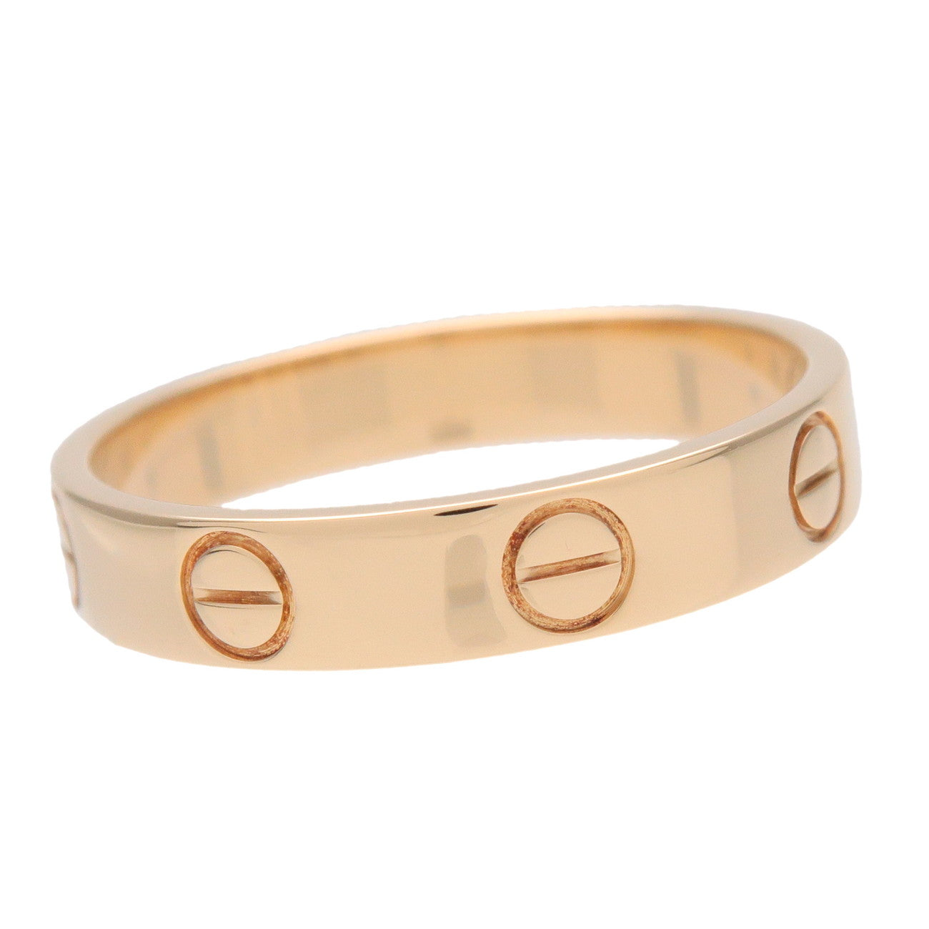 Cartier Mini Love Ring K18 750YG Yellow Gold #52 US6.5 B4085000