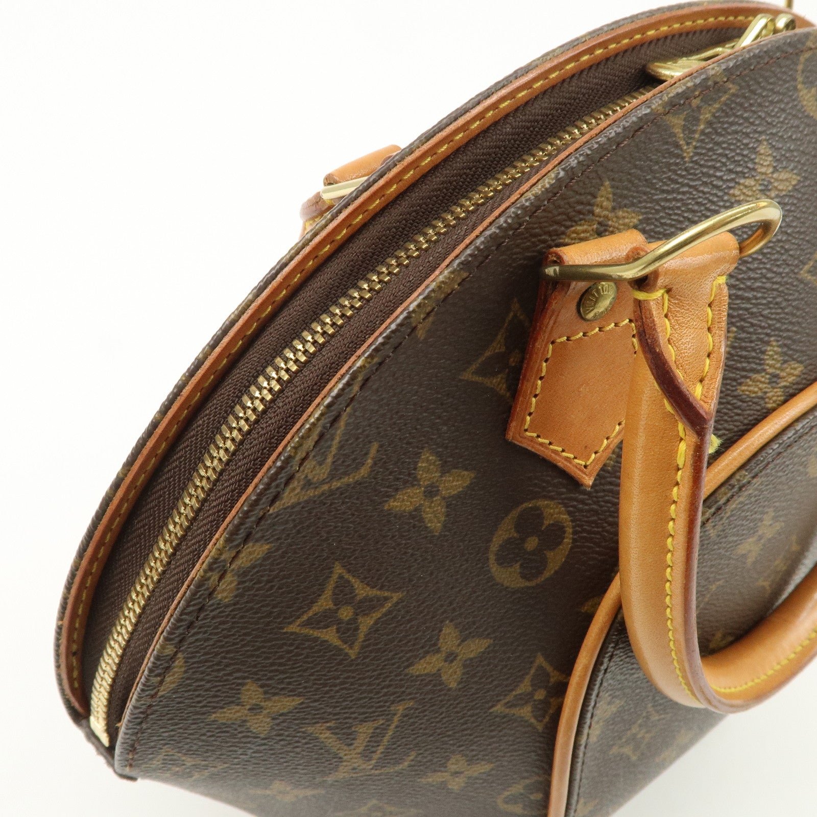 Louis Vuitton Monogram Ellipse PM Hand Bag Brown M51127