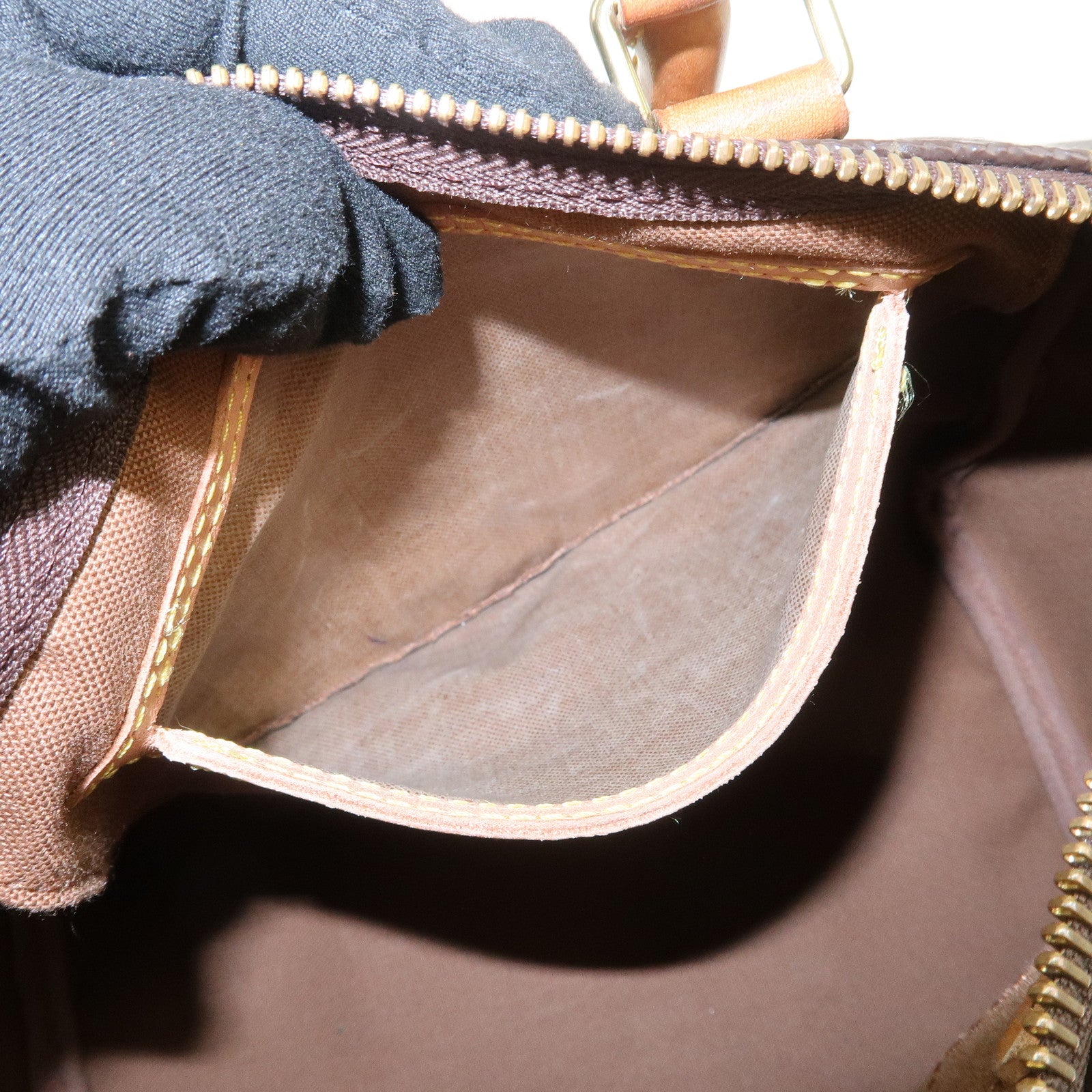 Louis Vuitton Monogram Speedy 25 Boston Bag Hand Bag Brown M41528