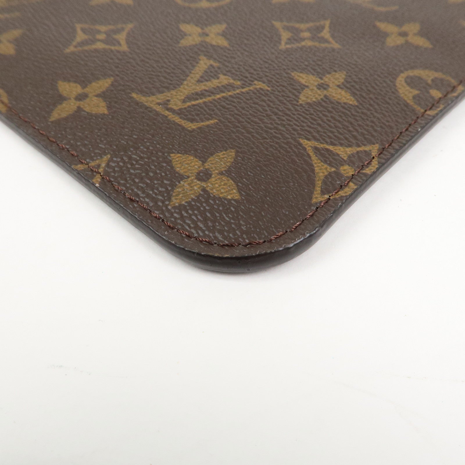 Louis Vuitton Monogram Canvas Neverfull GM Pouch Brown
