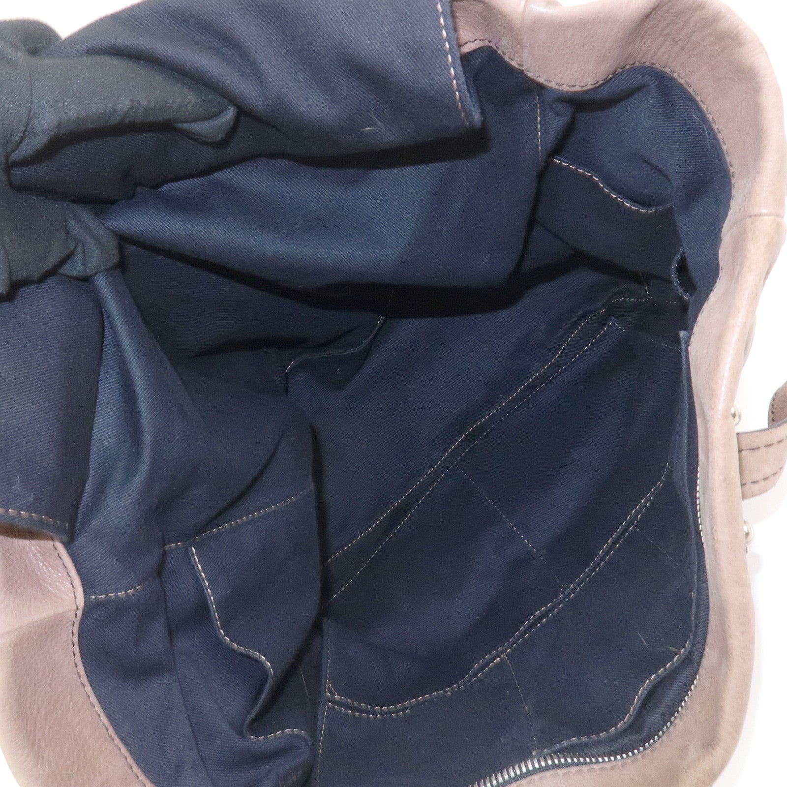 LOEWE Anagram Bolso Leather 2Way Bag Shoulder Bag Light Brown