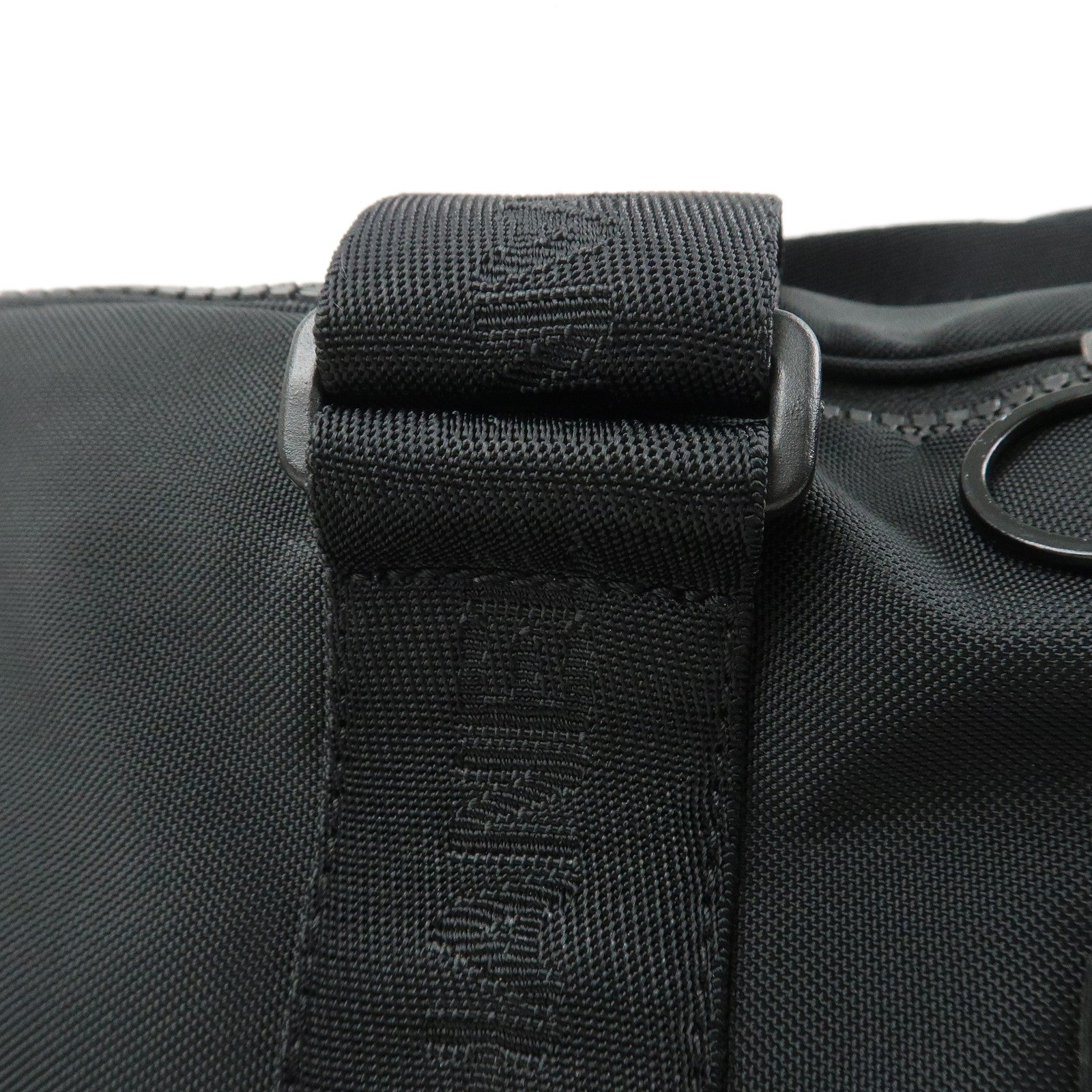 CHANEL COCO Mark Sport Line Nylon Boston Bag Shoulder Bag Black