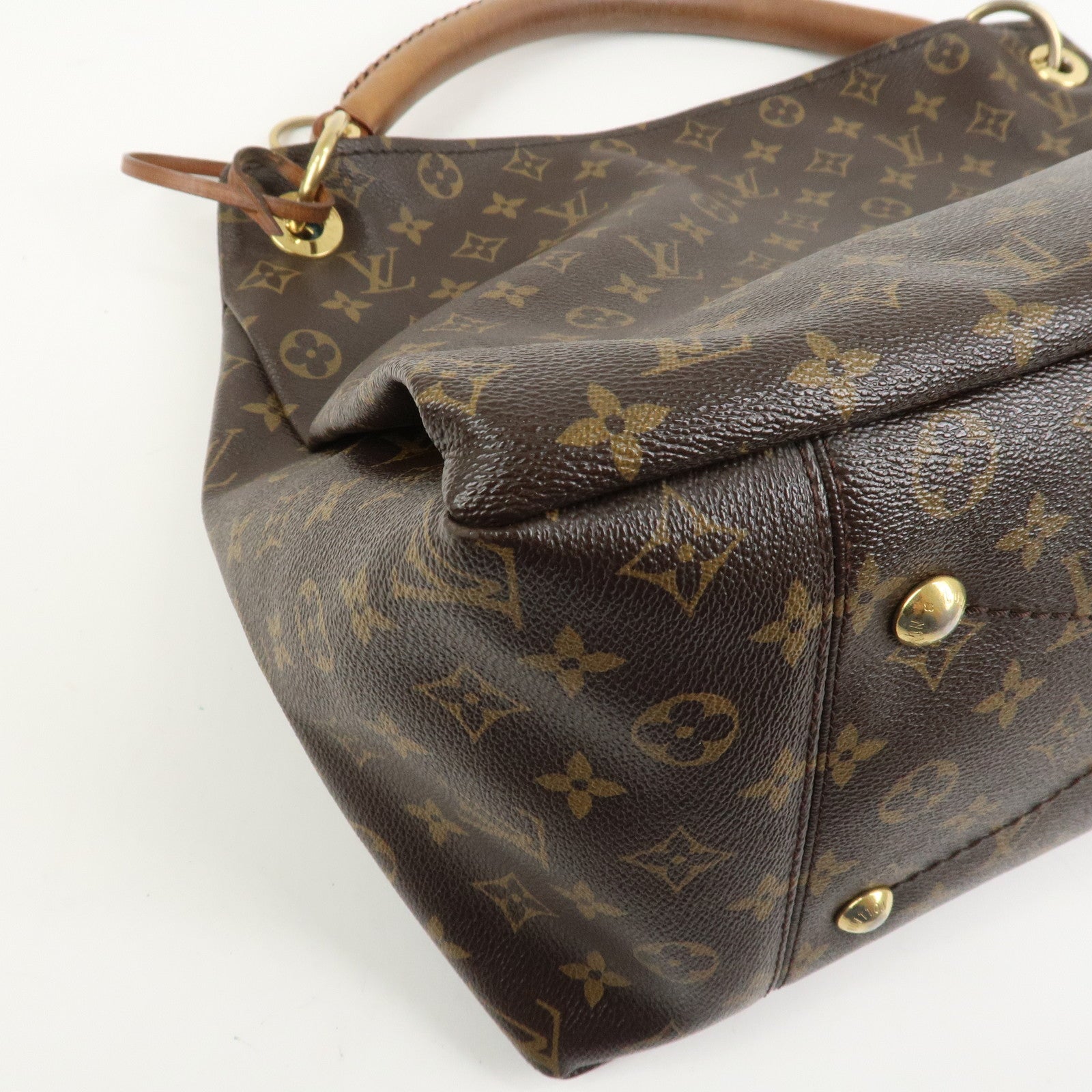 Louis Vuitton Monogram Artsy MM Shoulder Bag Brown M40249